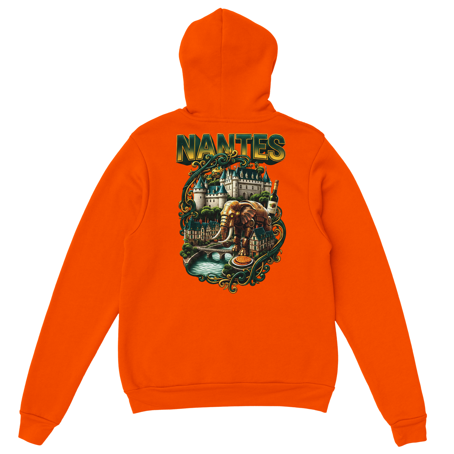 Unisex-Kapuzenpullover Nantes Stadt Frankreich klassisch | Gildan® 18500