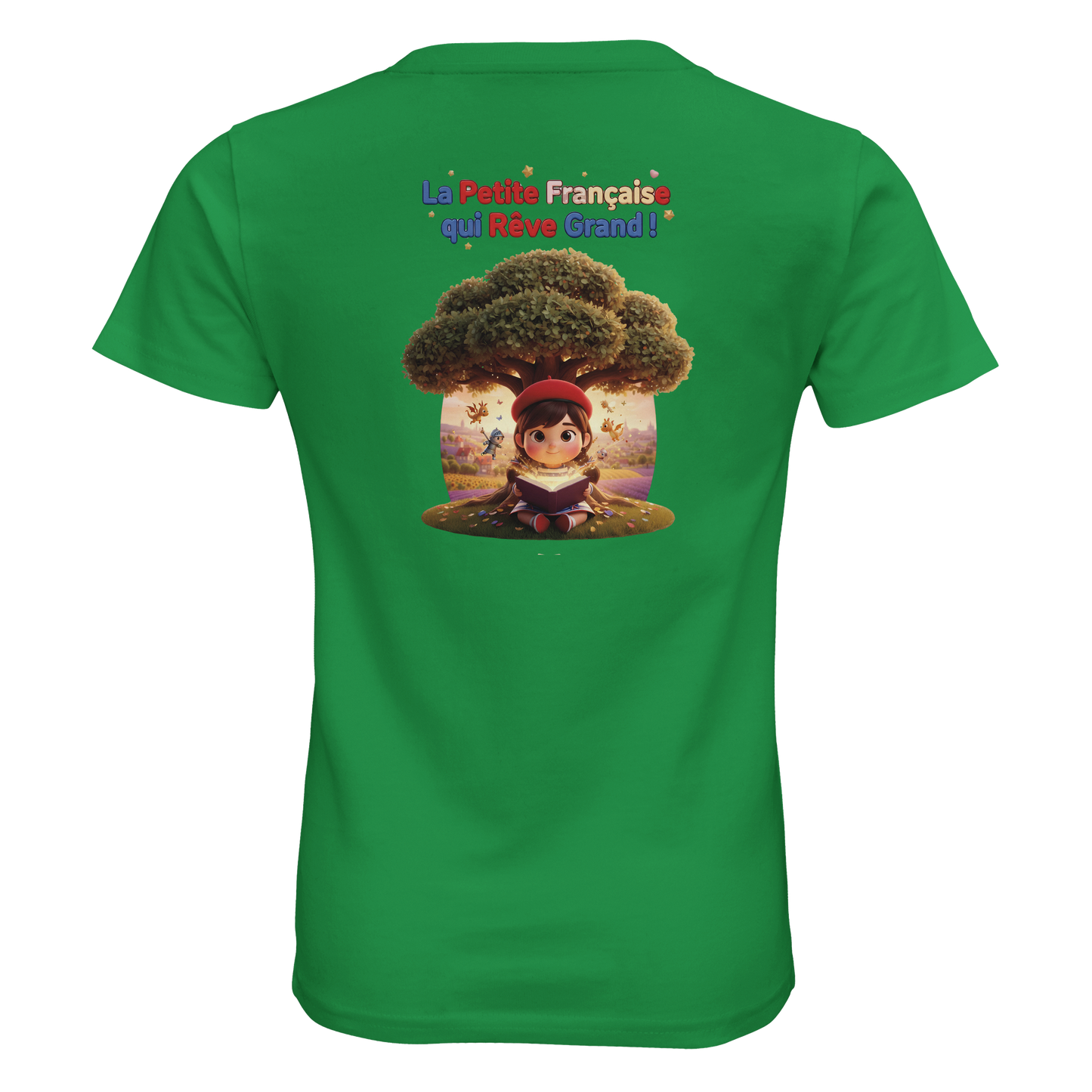 T-Shirt Mädchen French Style die kleine Französin, die groß träumt bio tailliert | SOL'S Pioneer Kids 03578