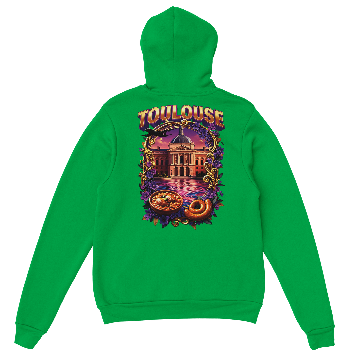 Unisex-Kapuzenpullover Toulouse Stadt Frankreich klassisch | Gildan® 18500