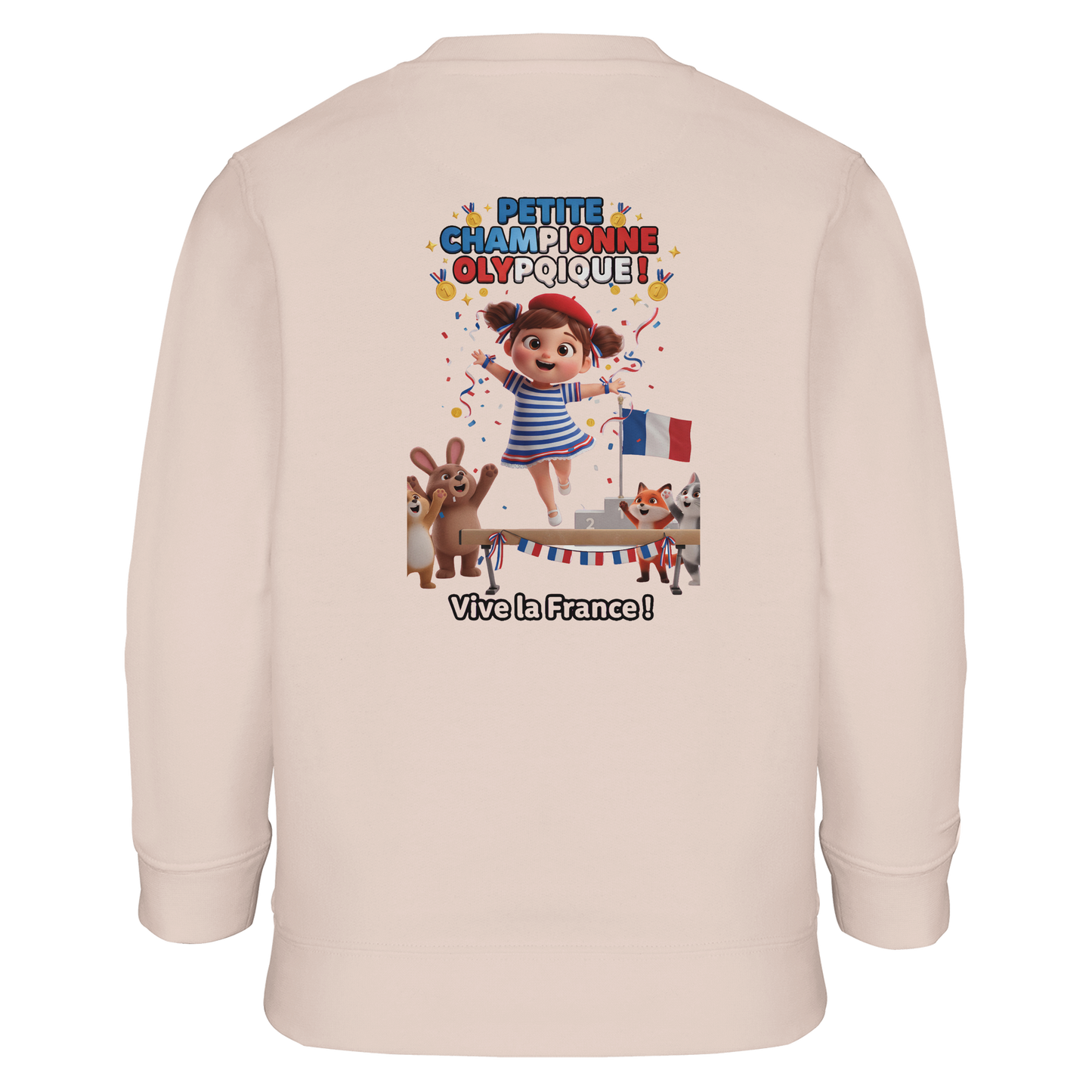 Girl's Little Olympic Champion Recycled Blend Sweatshirt | SOL'S Columbia Kids 04239