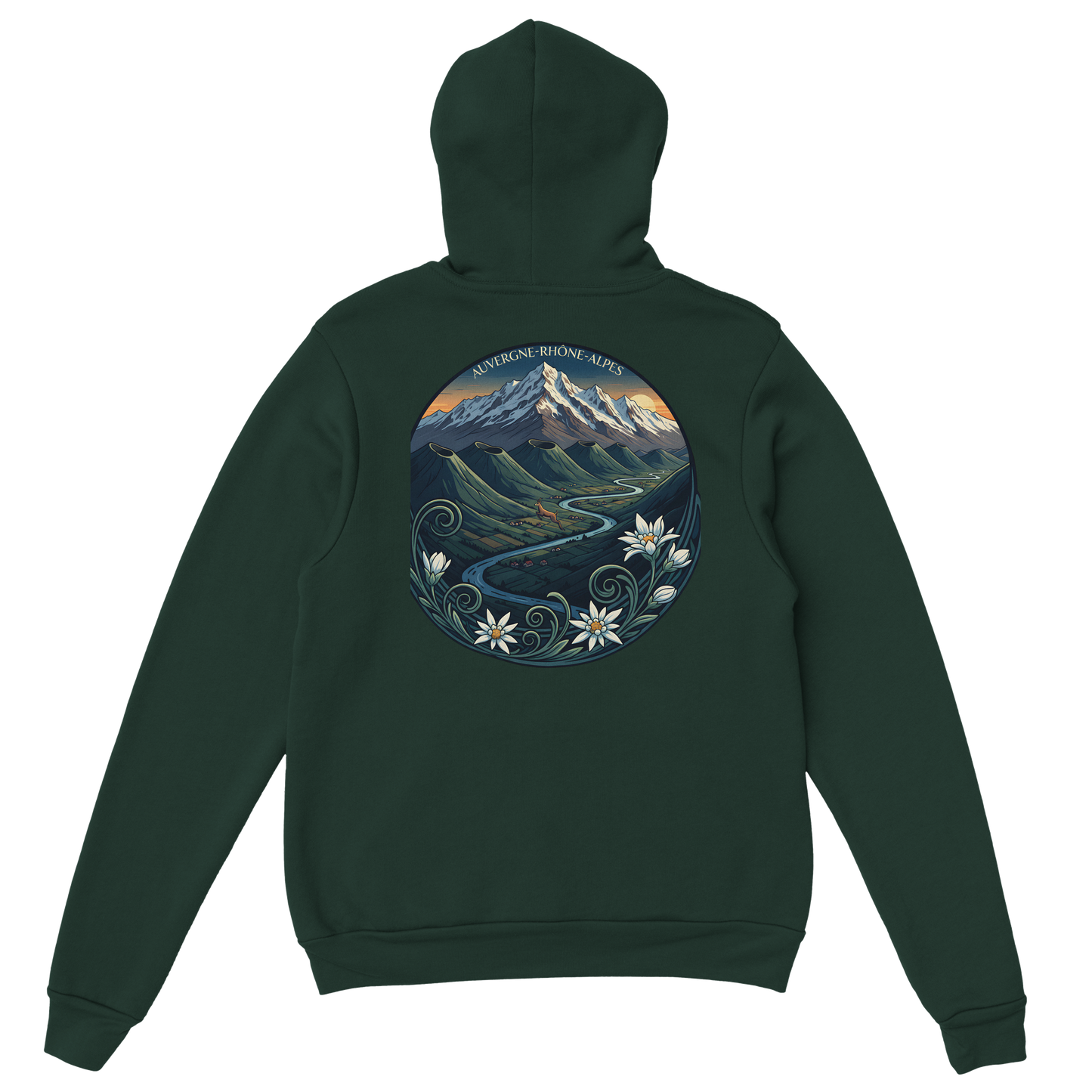 Klassischer Unisex-Kapuzenpullover Auvergne-Rhône-Alpes | Gildan® 18500