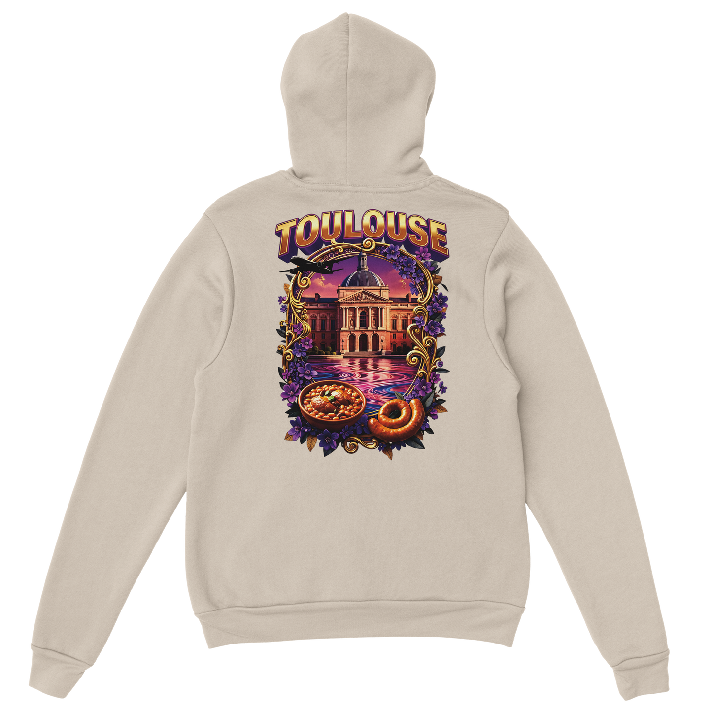 Unisex-Kapuzenpullover Toulouse Stadt Frankreich klassisch | Gildan® 18500
