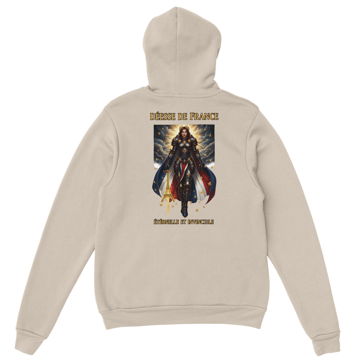 Damen-Kapuzenpullover „French Goddess“ im klassischen French-Stil | Gildan® 18500
