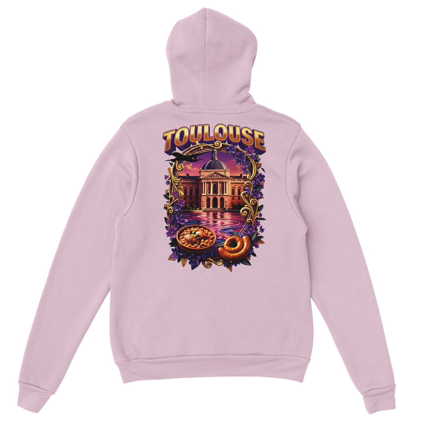 Unisex-Kapuzenpullover Toulouse Stadt Frankreich klassisch | Gildan® 18500