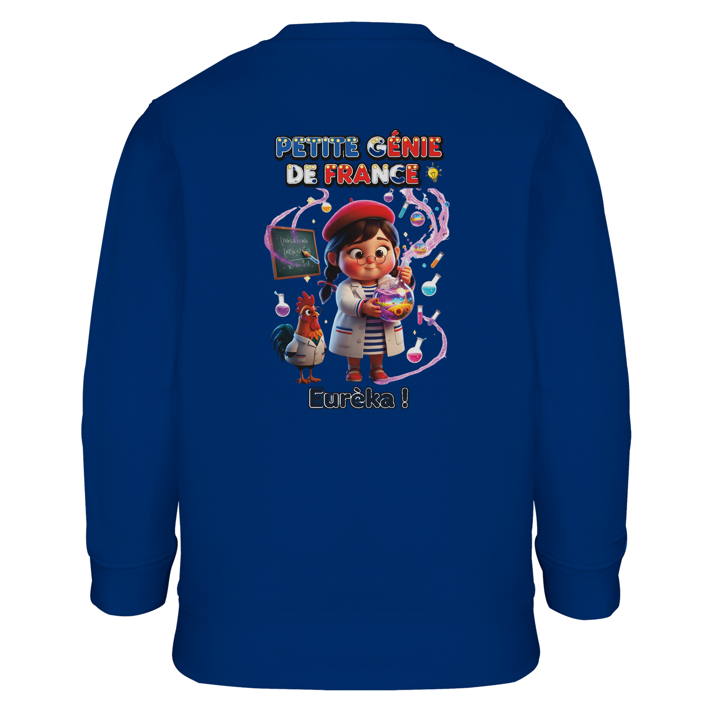 Girl's "Little Genius of France" Recycled Blend Sweatshirt | SOL'S Columbia Kids 04239