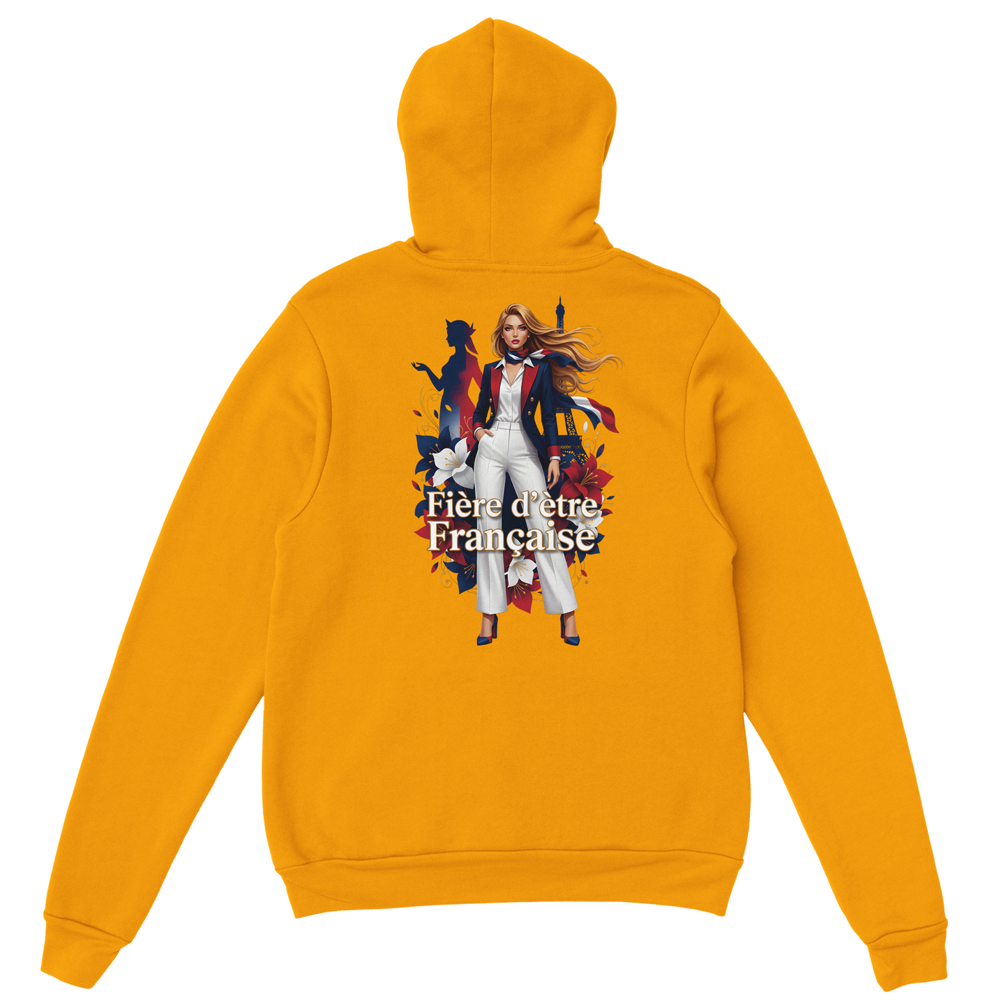 Sweat à capuche fière d'être française   – Doux, chaud et confortable pour l'hiver