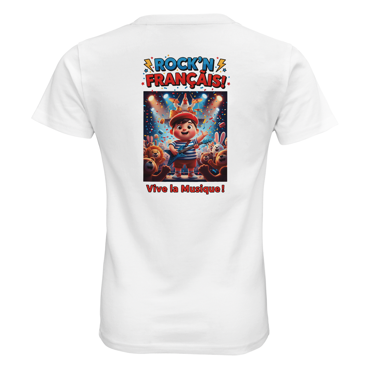T-Shirt Junge Rock'n Français Bio tailliert | SOL'S Pioneer Kids 03578