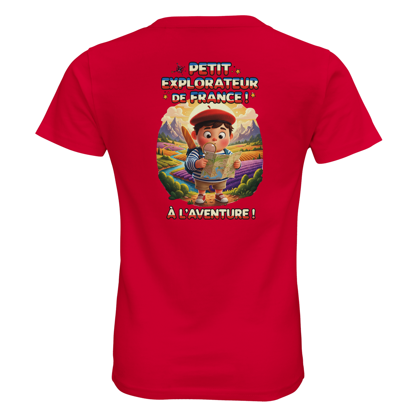 Organic fitted "Little Explorer" boy's T-shirt | SOL'S Pioneer Kids 03578