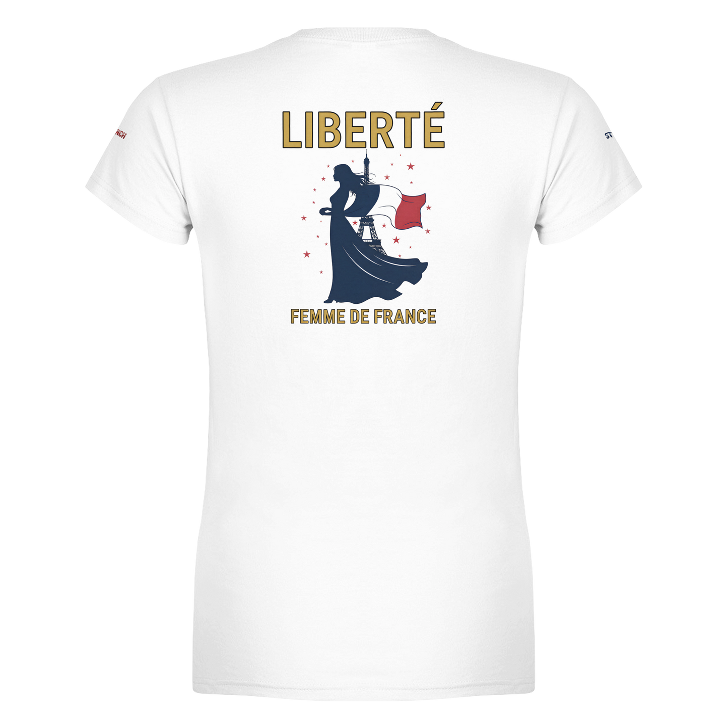 T-Shirt Freiheit Damen französischer Stil klassischer Rundhalsausschnitt | Gildan® 64000L