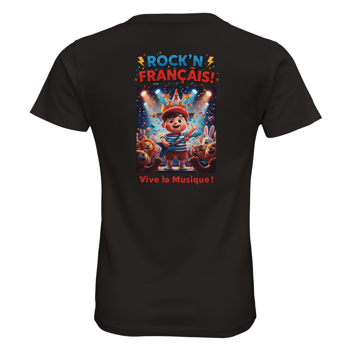 T-Shirt Junge Rock'n Français Bio tailliert | SOL'S Pioneer Kids 03578