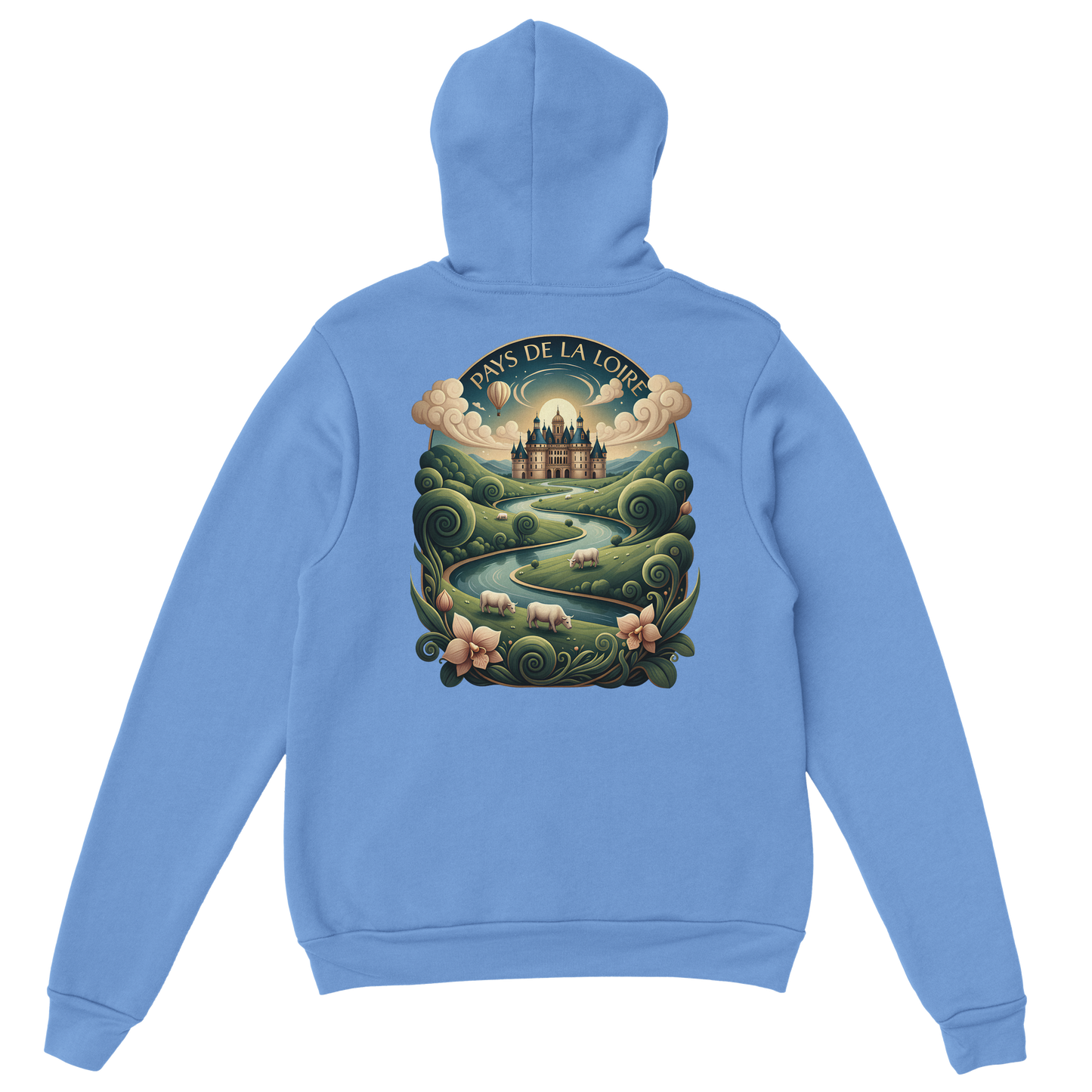 Klassischer Unisex-Kapuzenpullover Pays de la Loire | Gildan® 18500