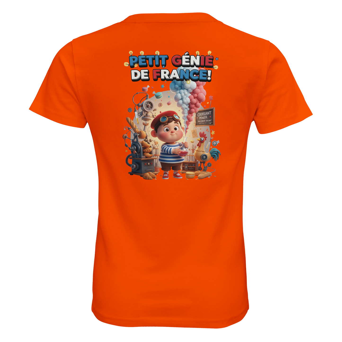 Bio-T-Shirt für Jungen, eng anliegend, mit Aufschrift „Kleines Genie“ | SOL'S Pioneer Kids 03578