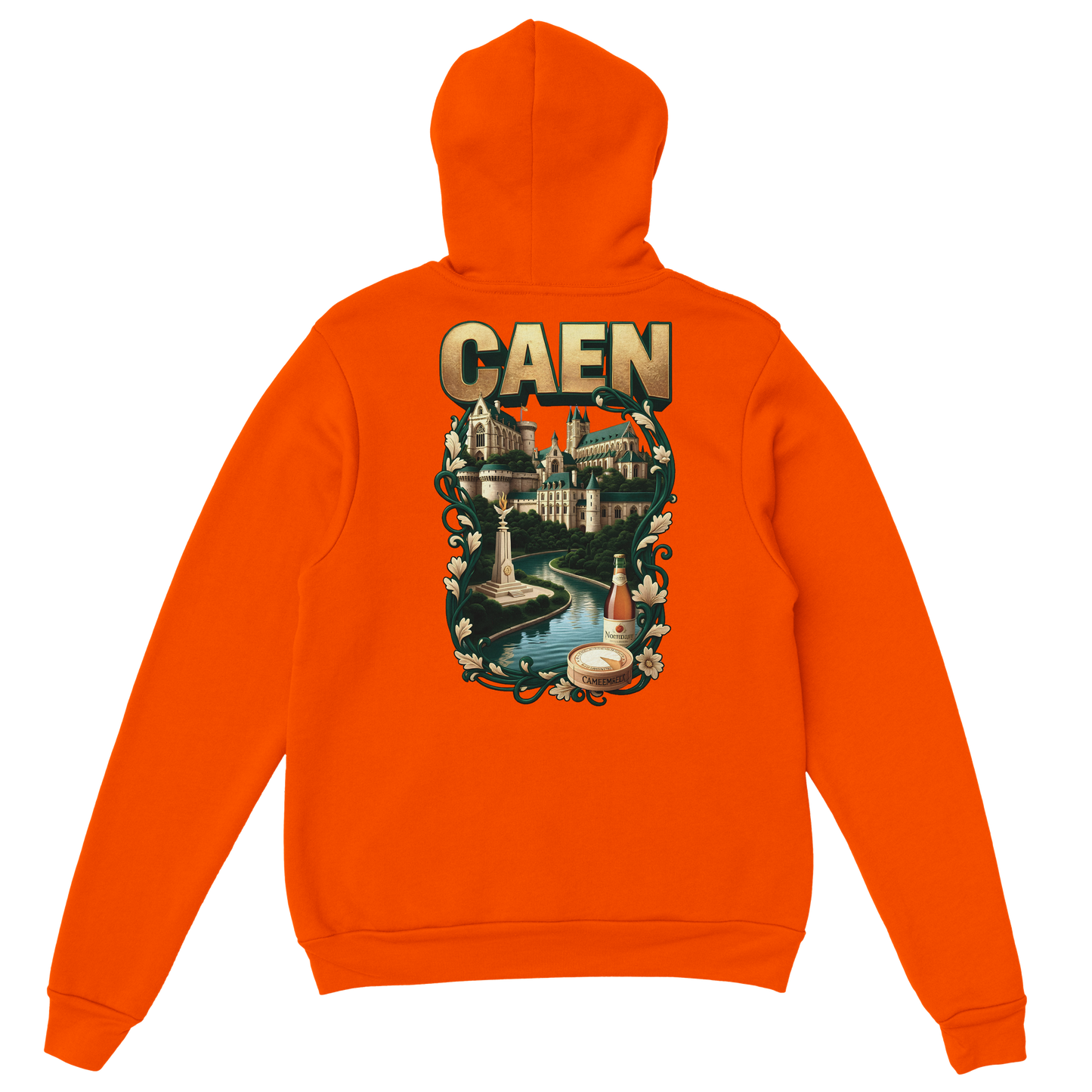 Kapuzenpullover "Caen, Stadt Frankreichs" Unisex Klassiker | Gildan® 18500