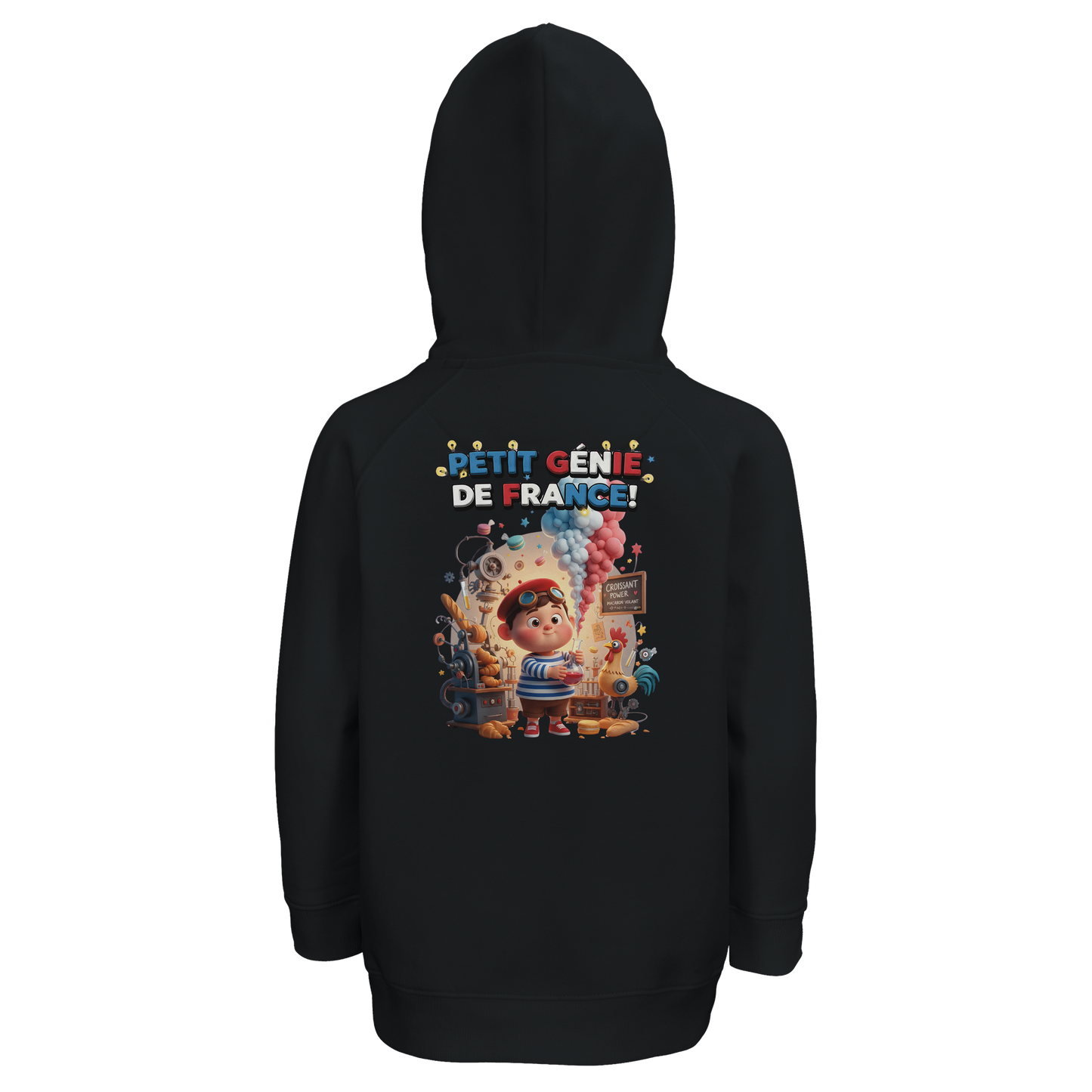 Kapuzenpullover für Jungen „Kleines Genie“ Französisch bio | SOL'S Stellar Kids 03576