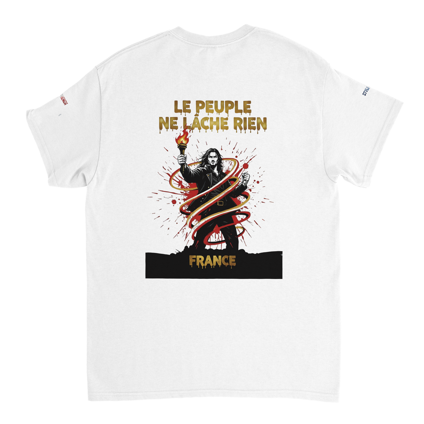T-shirt Homme Le Peuple Ne Lâche Rien - Coton Premium