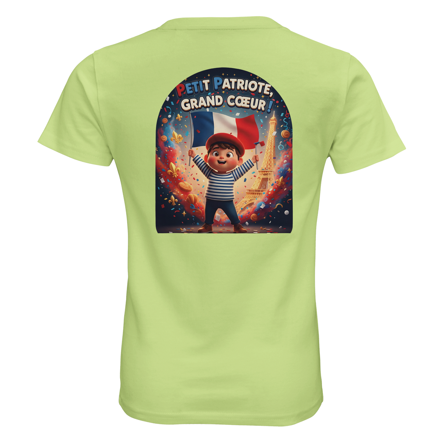 T-shirt Enfant Petit Patriote - Coton Bio Confortable