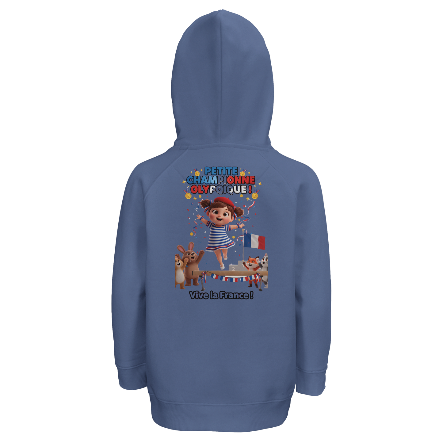 Girls' hooded sweatshirt little Olympic champion organic | SOL'S Stellar Kids 03576