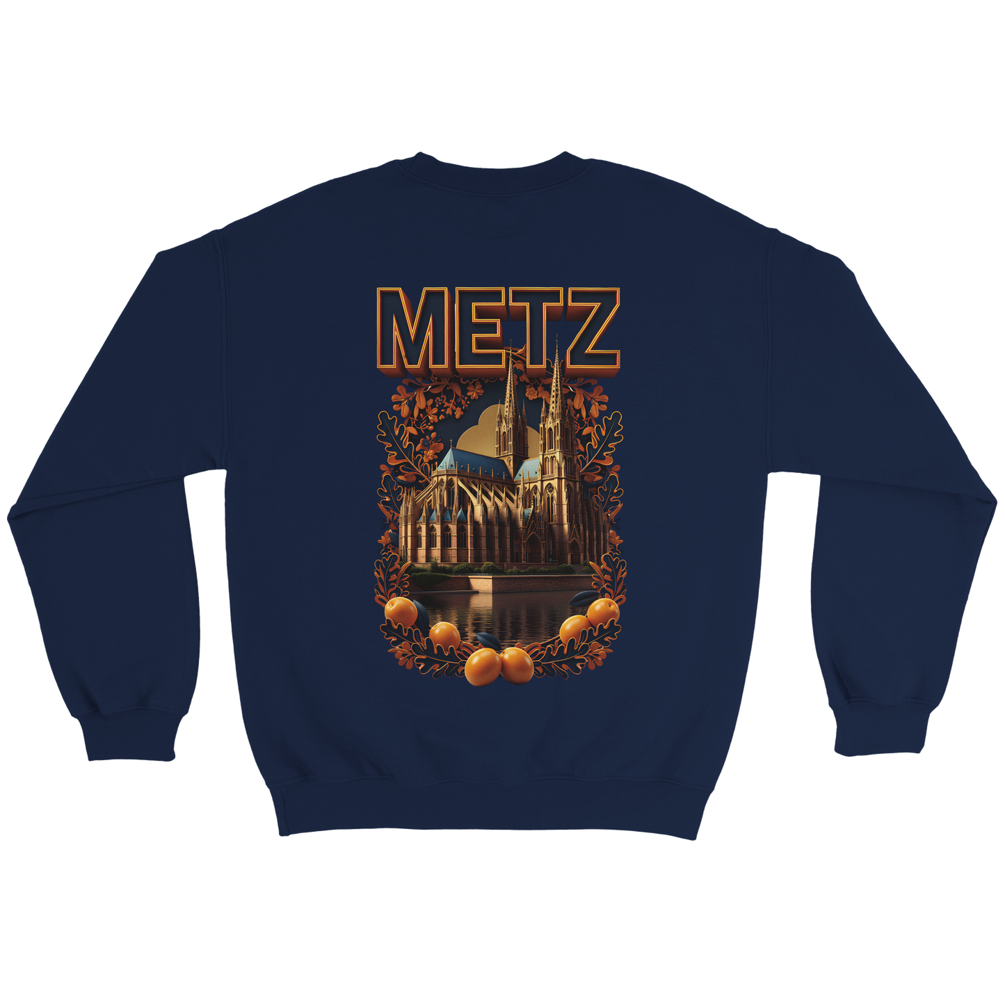 Unisex Sweatshirt Metz France City Classic Crewneck | Gildan® 18000