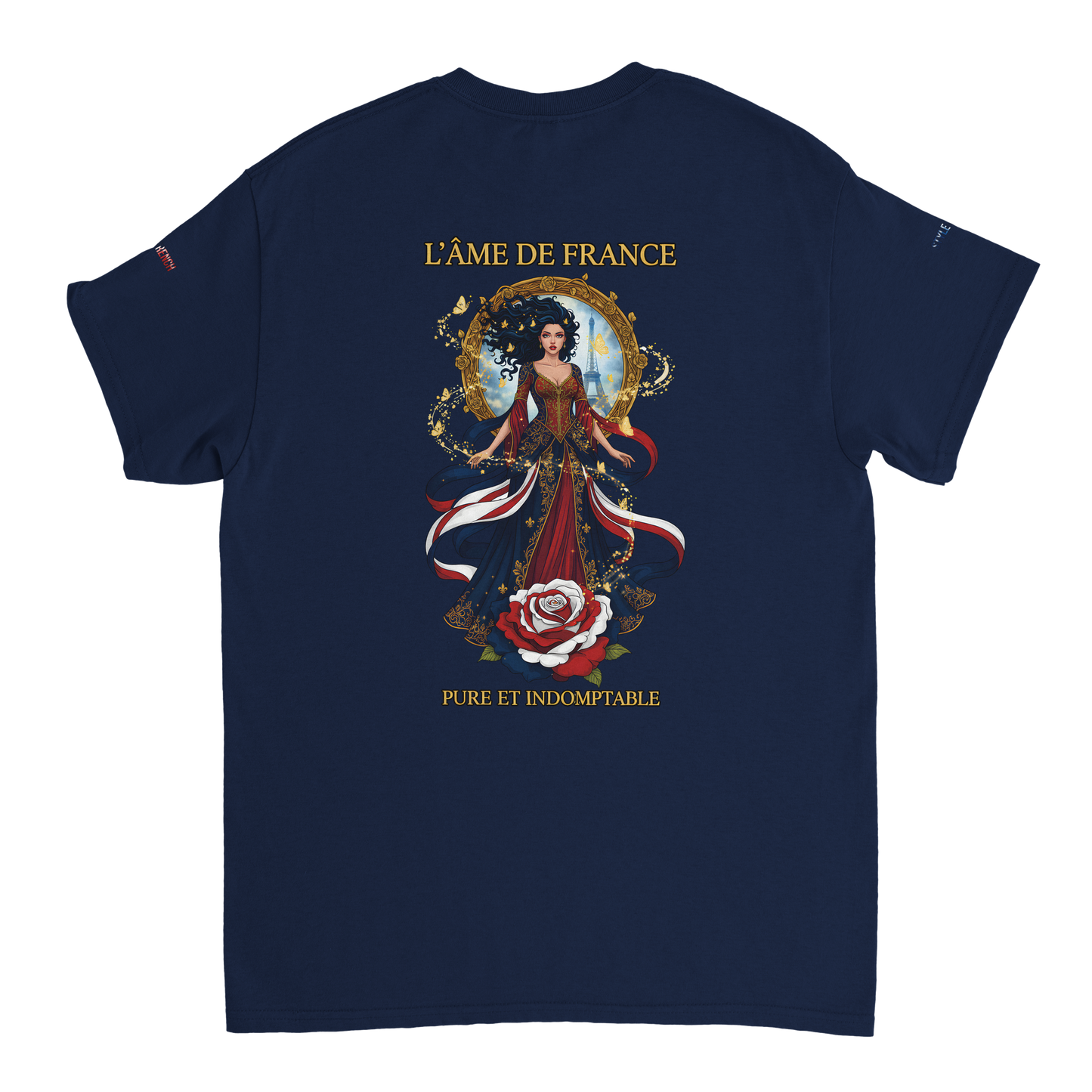 Women's T-shirt The Soul of France French Style Heavyweight Crewneck | Gildan® 5000