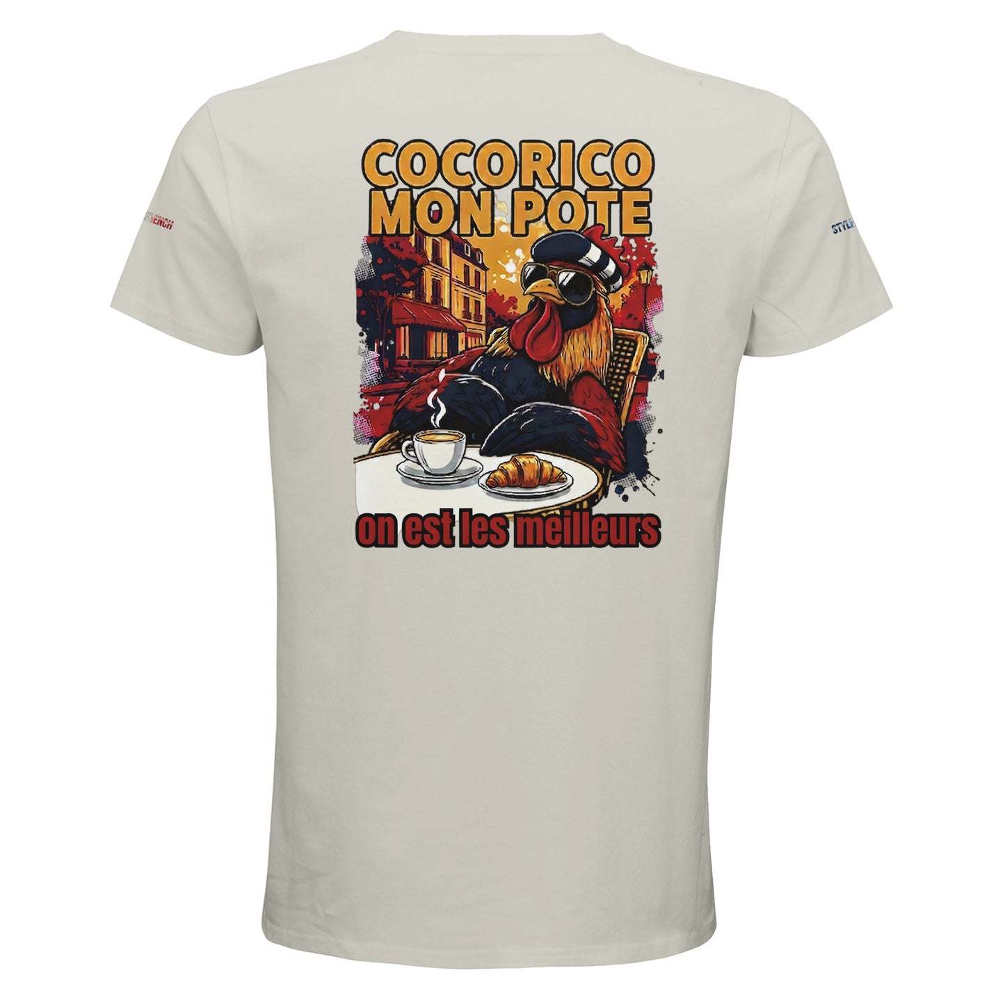 T-Shirt Cocorico Wir sind die Besten  Herren French Style  Bio Fitted | SOL'S Pioneer Men 03565