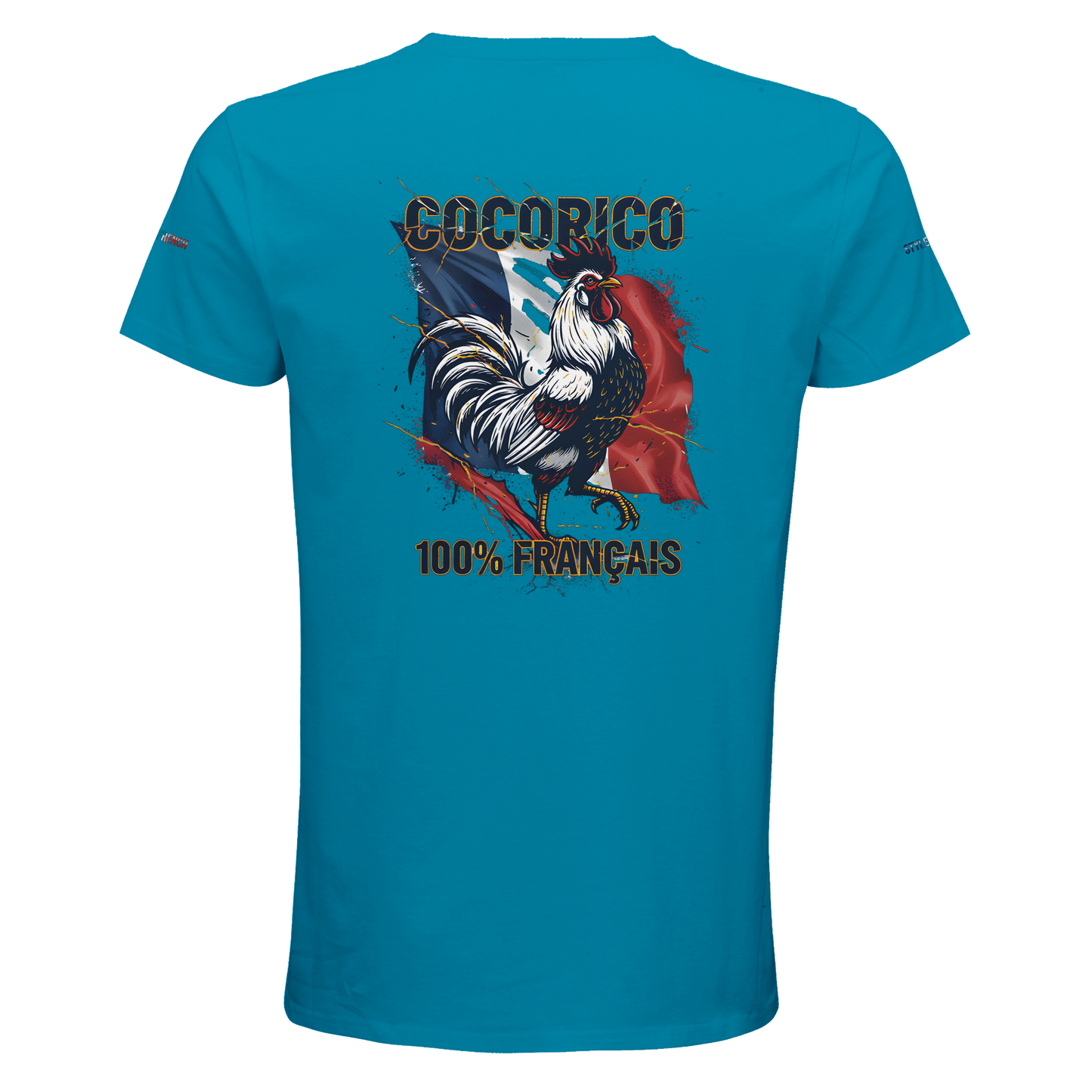 T-Shirt cocorico Herren French-Style Bio, tailliert | SOL'S Pioneer Men 03565