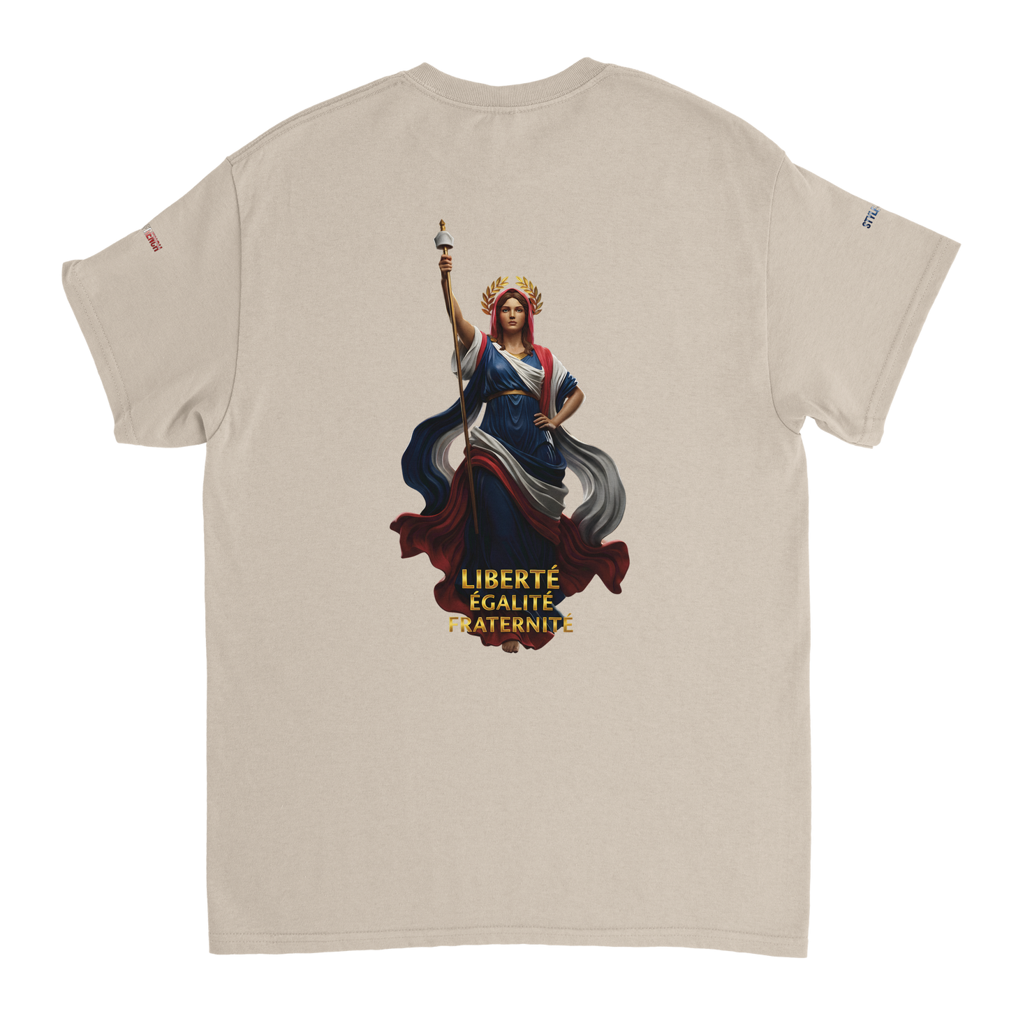 T-Shirt femme  France Patriote   - Coton Premium - Coupe Classique