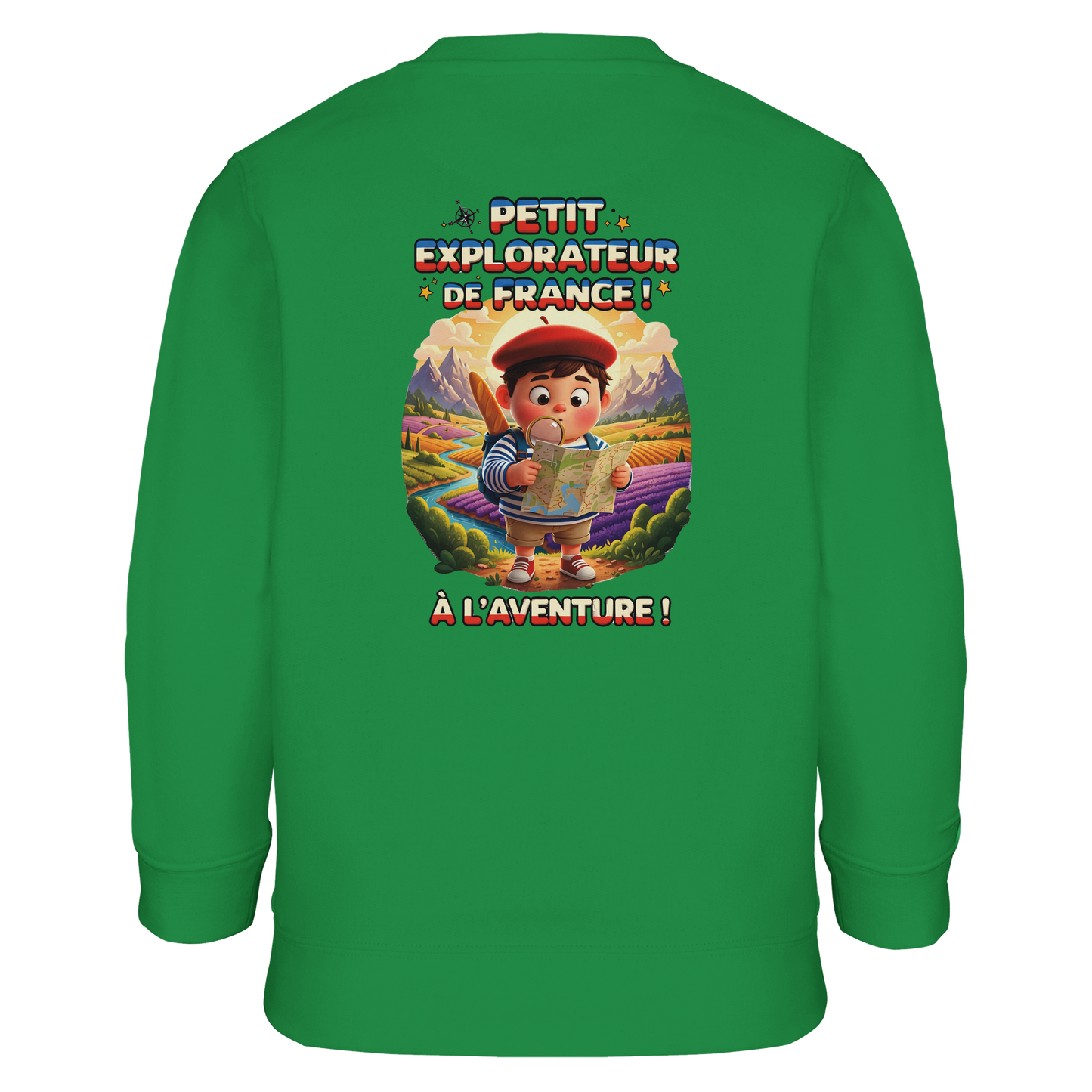 Boy's Little Explorer sweatshirt, French style, recycled blend | SOL'S Columbia Kids 04239