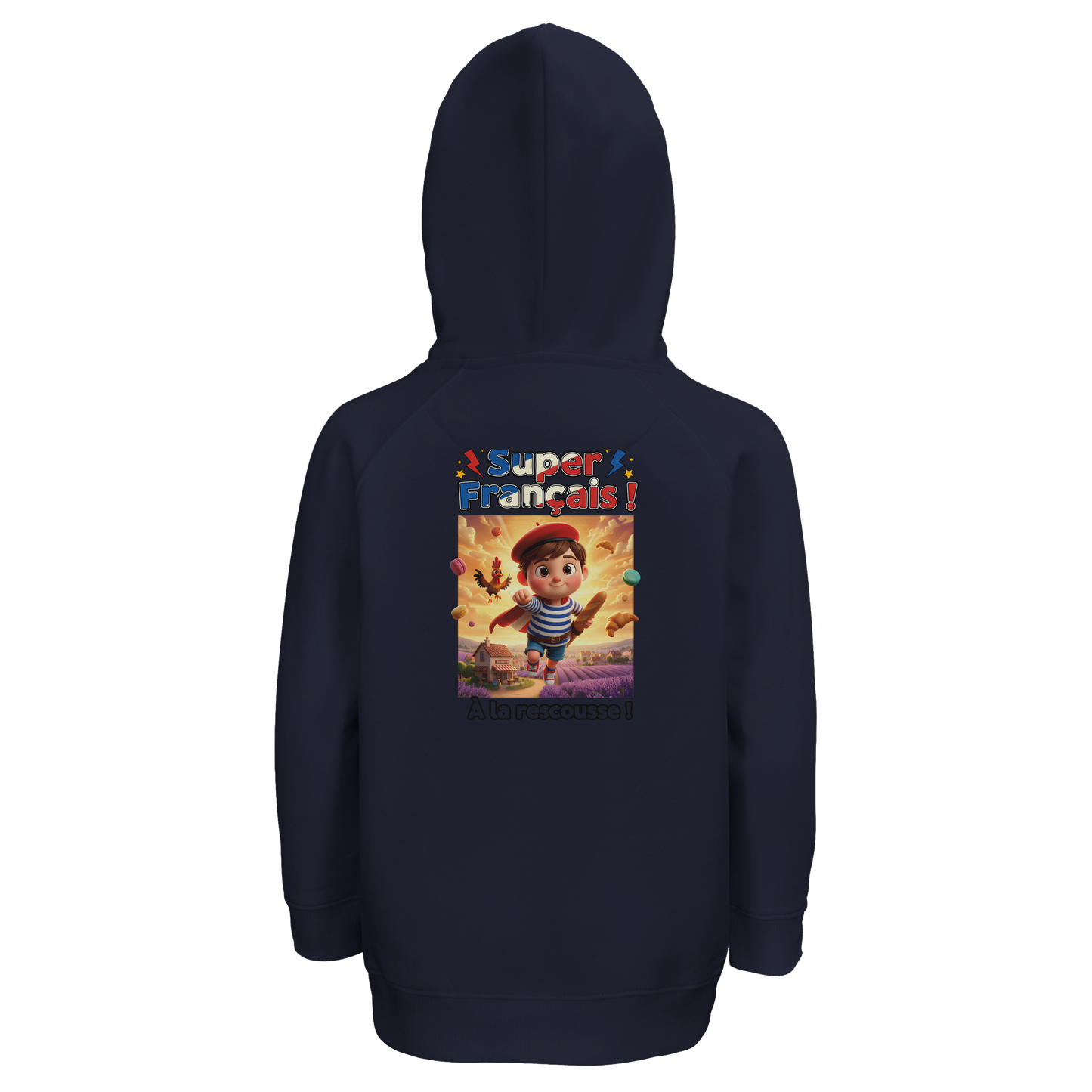 Kapuzenpullover Jungen Bio Super Français | SOL'S Stellar Kids 03576