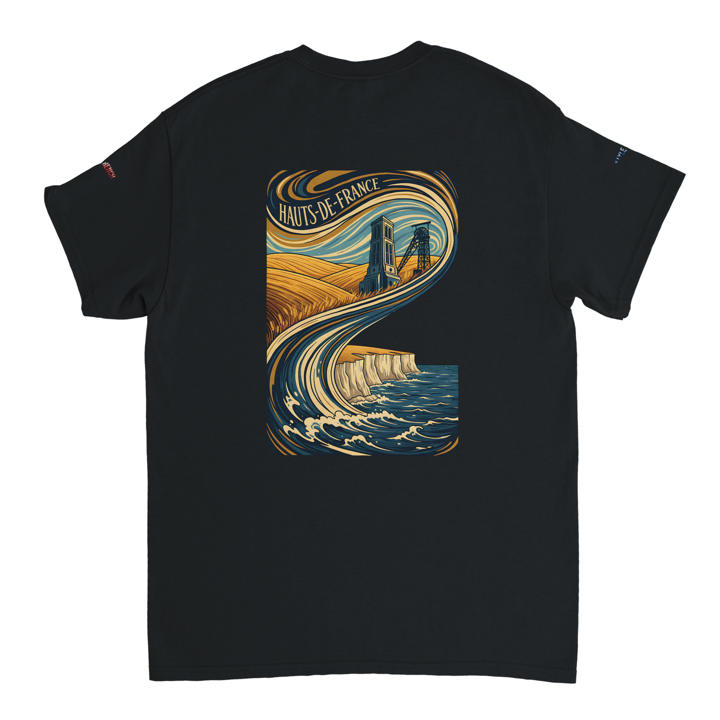 Unisex-T-Shirt Hochwertige Frankreich, dick, Rundhals | Gildan® 5000