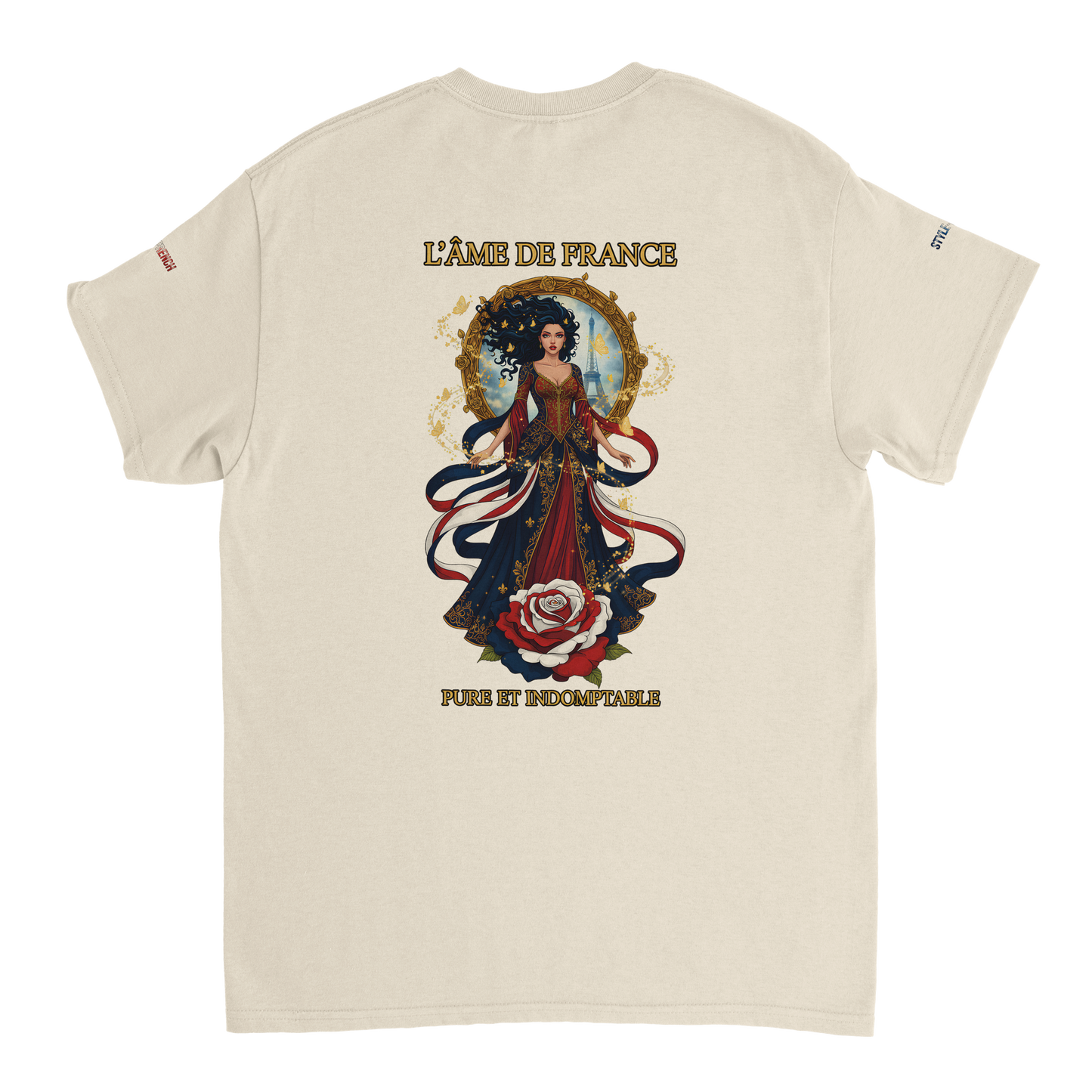 Women's T-shirt The Soul of France French Style Heavyweight Crewneck | Gildan® 5000