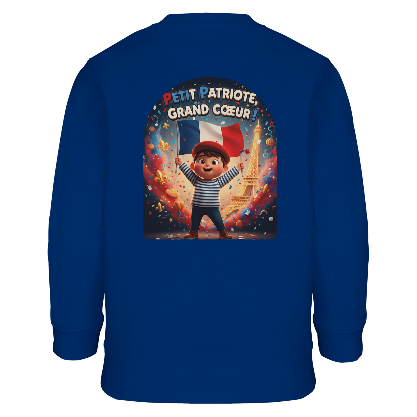 Sweat-shirt Enfant Petit Patriote - Coton Éco-Responsable