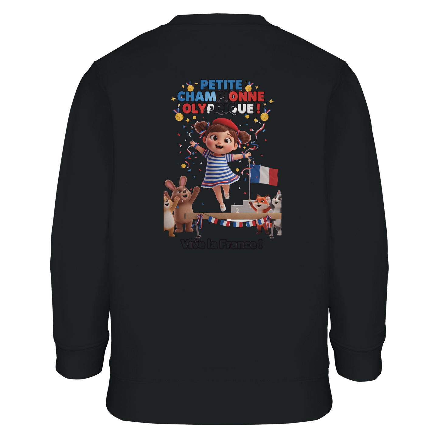 Girl's Little Olympic Champion Recycled Blend Sweatshirt | SOL'S Columbia Kids 04239