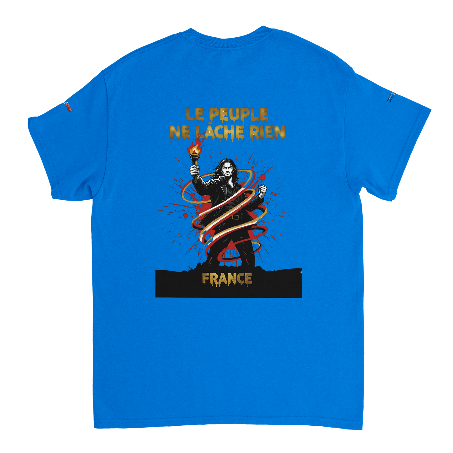 T-shirt Homme Le Peuple Ne Lâche Rien - Coton Premium