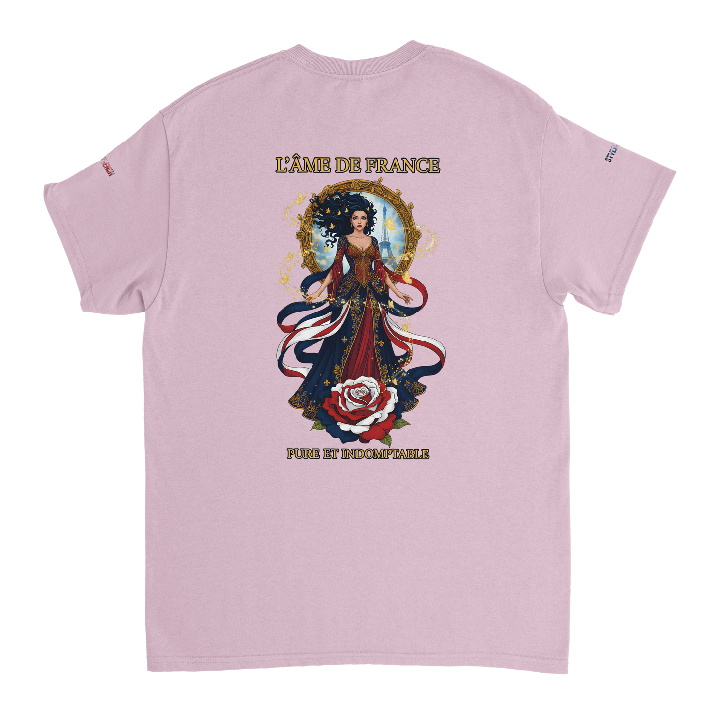 Women's T-shirt The Soul of France French Style Heavyweight Crewneck | Gildan® 5000