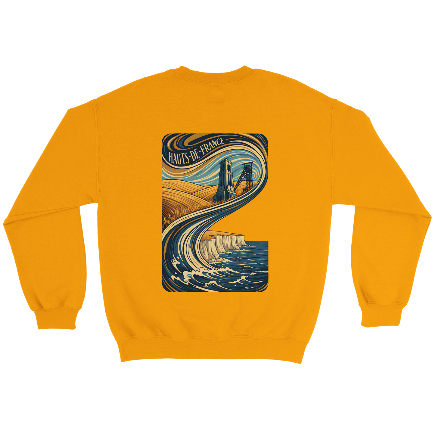 Unisex Nord-Pas-de-Calais classic crewneck sweatshirt | Gildan® 18000