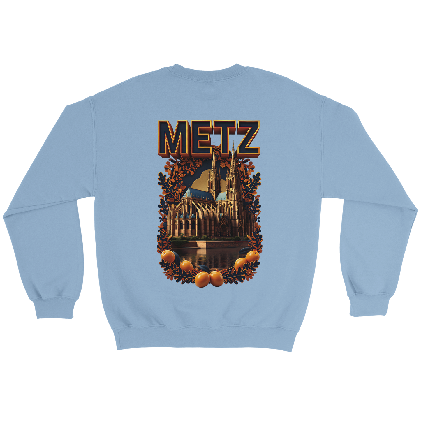 Unisex Sweatshirt Metz France City Classic Crewneck | Gildan® 18000