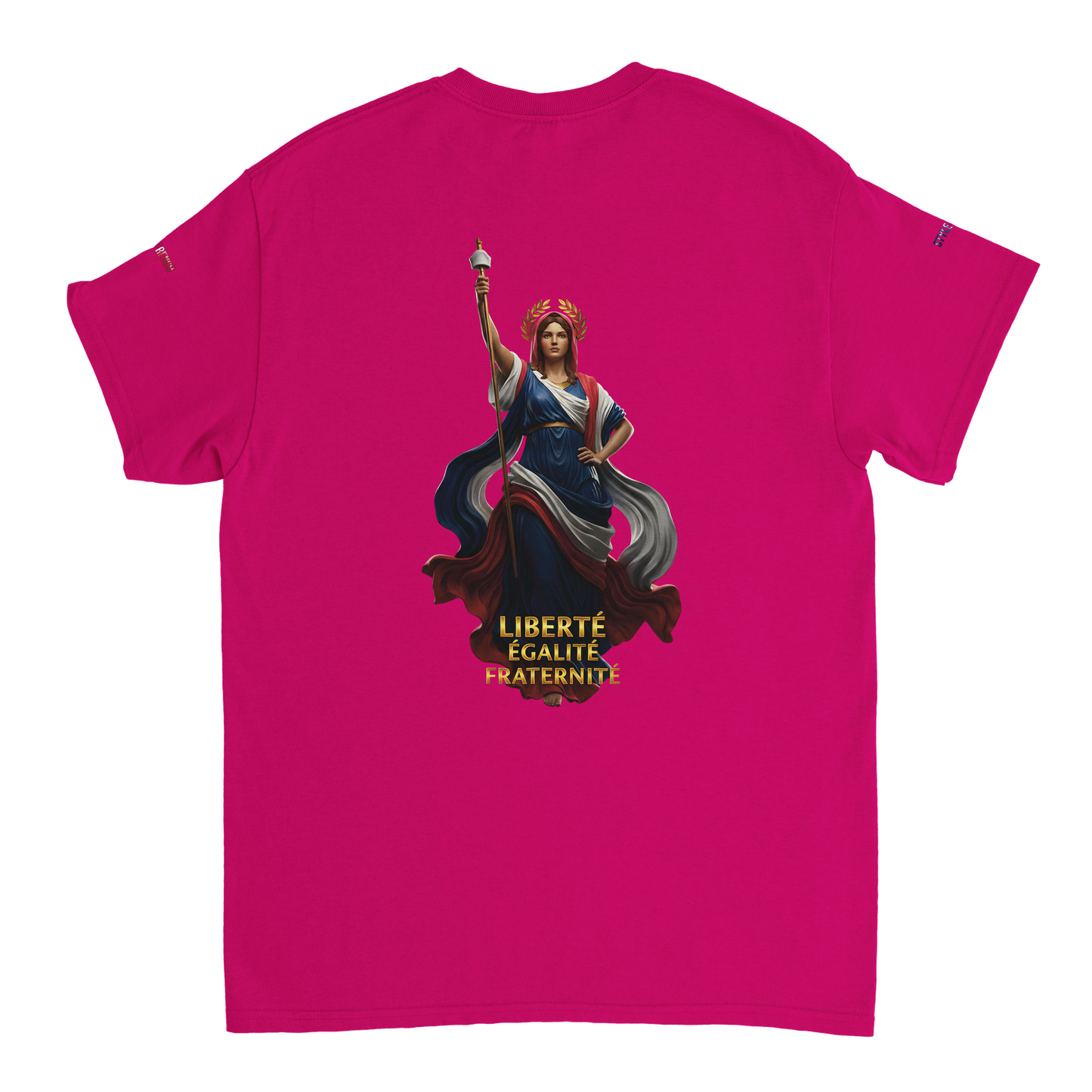 T-Shirt femme  France Patriote   - Coton Premium - Coupe Classique