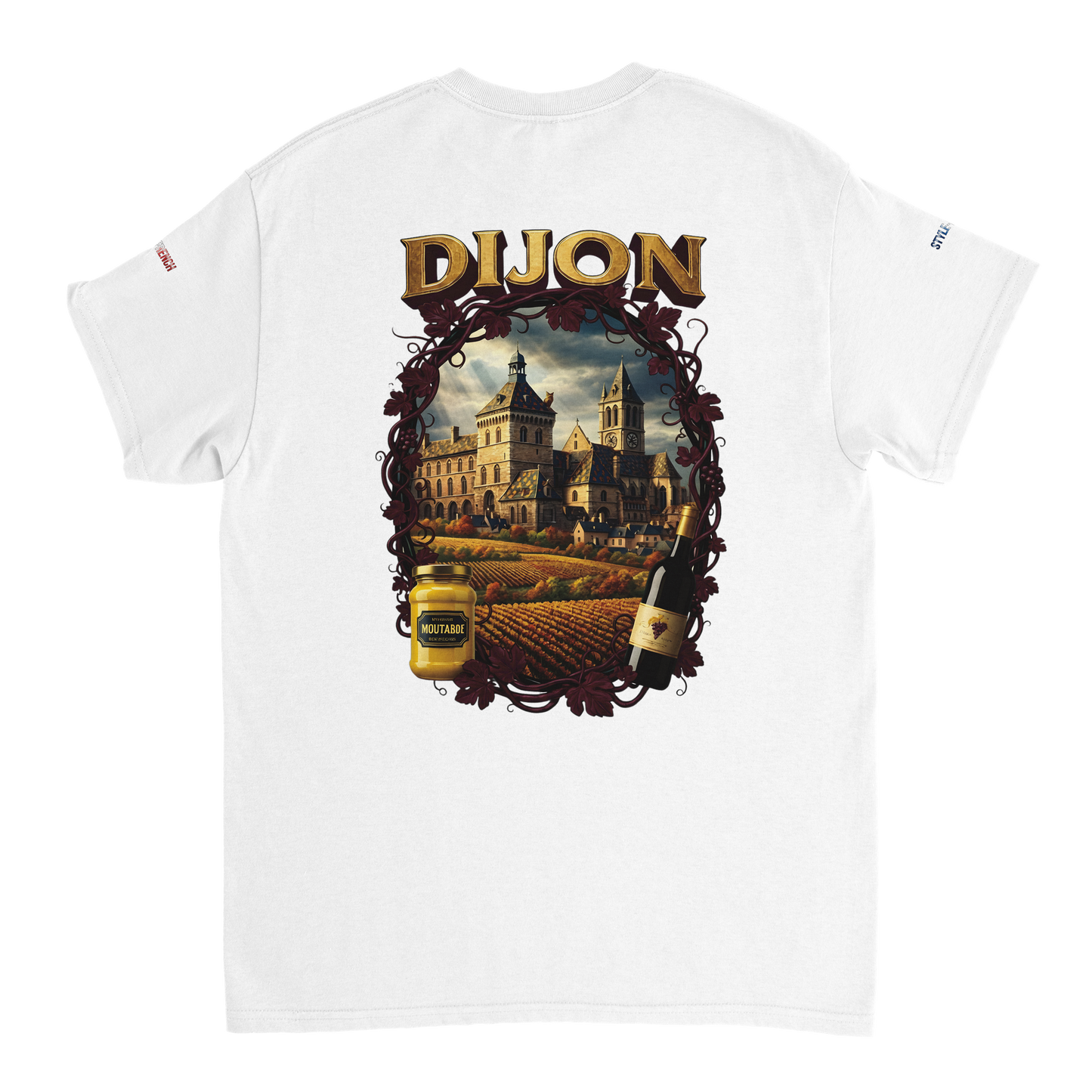 Unisex T-Shirt Dijon Stadt Frankreich dick Rundhals | Gildan® 5000