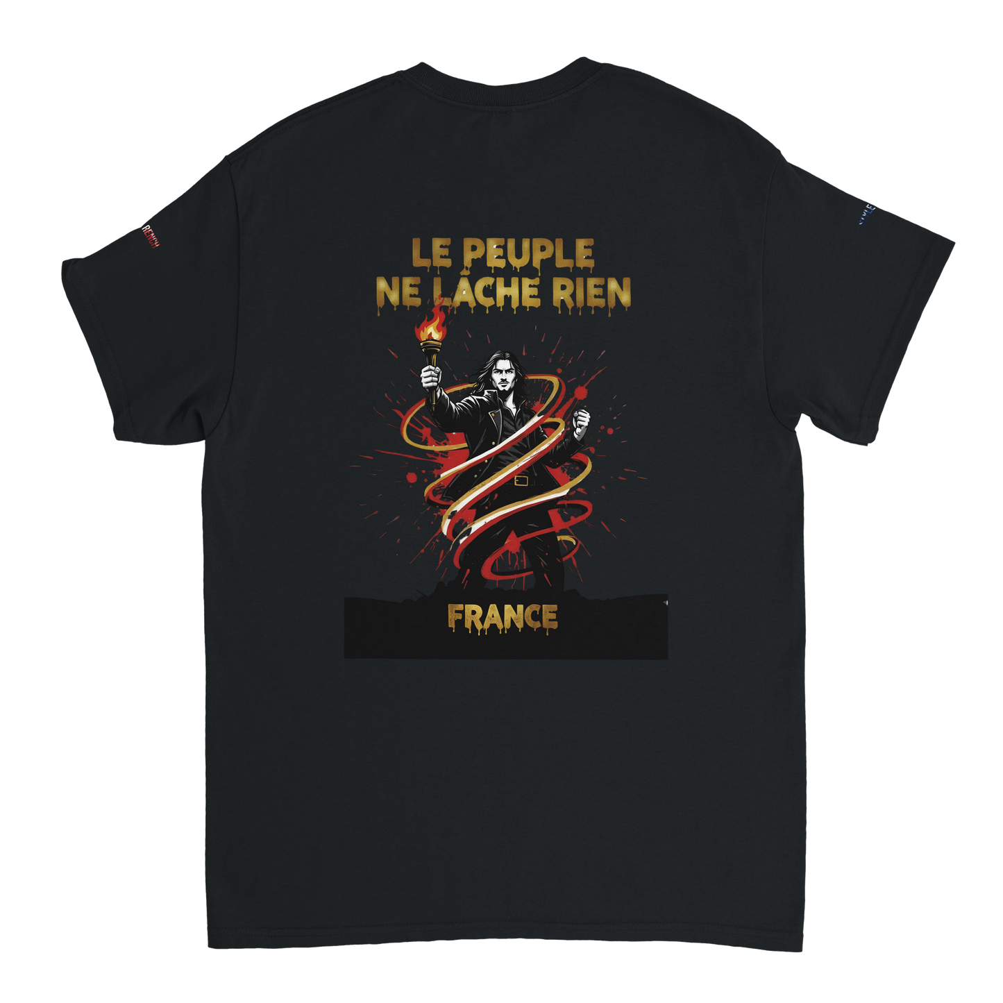 T-shirt Homme Le Peuple Ne Lâche Rien - Coton Premium