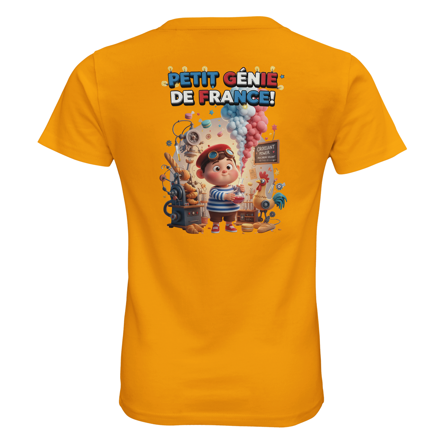 Bio-T-Shirt für Jungen, eng anliegend, mit Aufschrift „Kleines Genie“ | SOL'S Pioneer Kids 03578