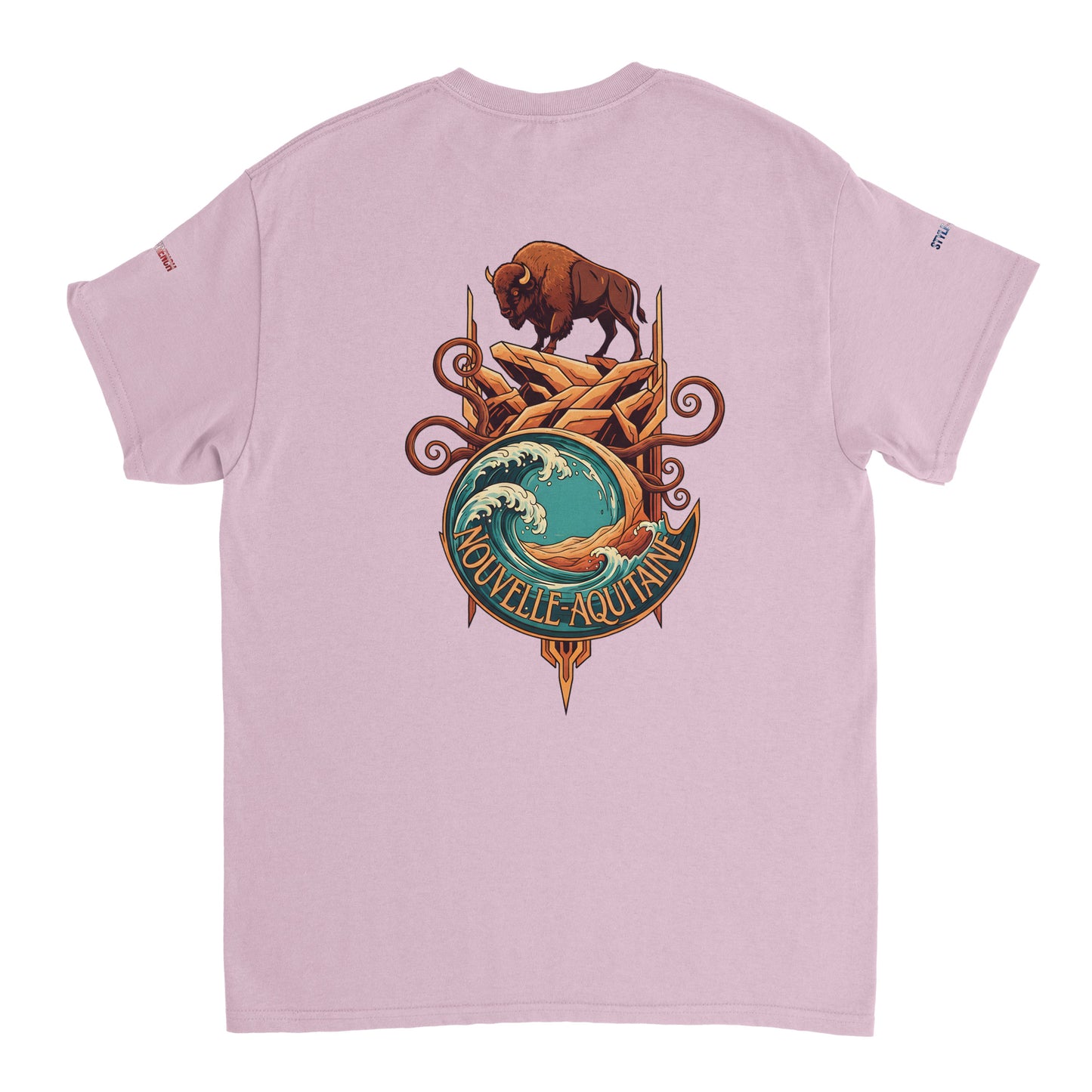 T-Shirt Neu-Aquitanien, dick, Rundhalsausschnitt | Gildan® 5000