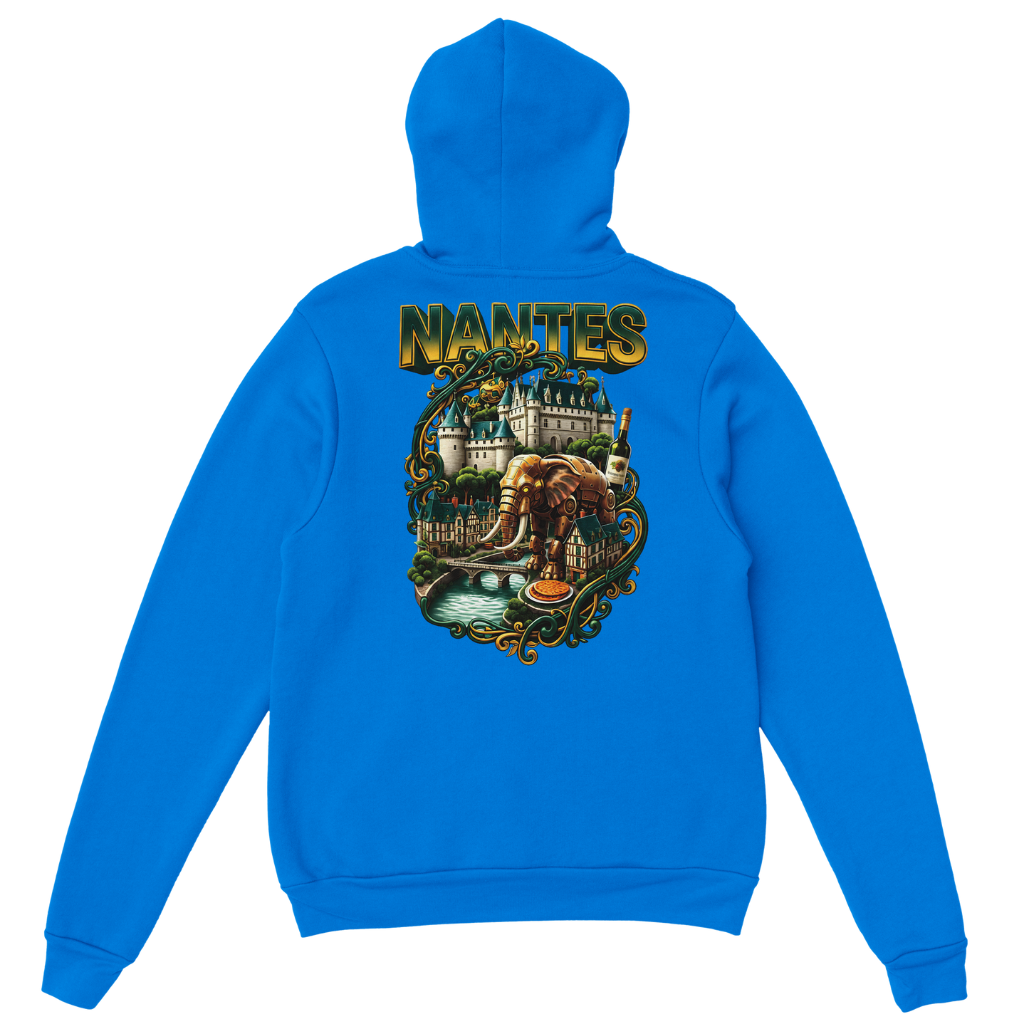Unisex-Kapuzenpullover Nantes Stadt Frankreich klassisch | Gildan® 18500