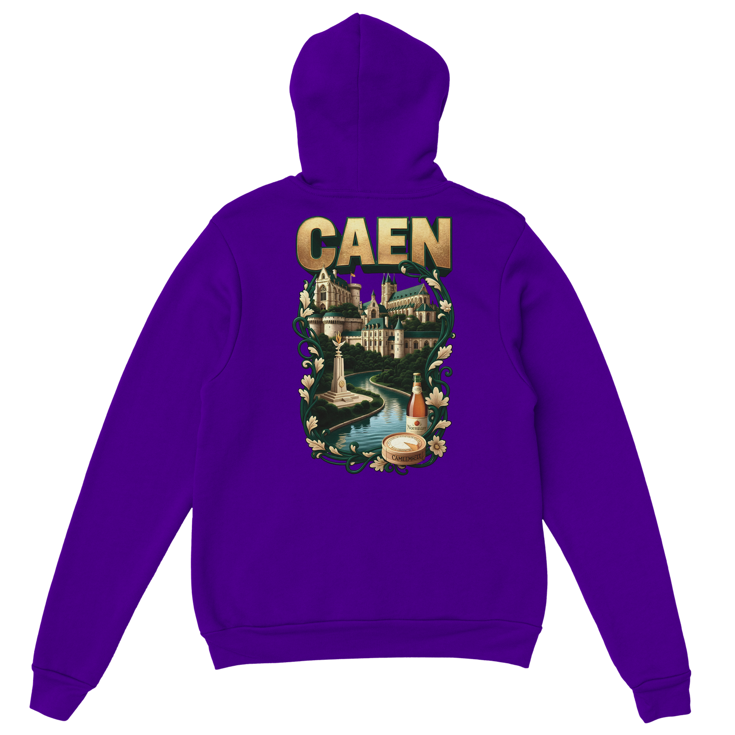 Kapuzenpullover "Caen, Stadt Frankreichs" Unisex Klassiker | Gildan® 18500