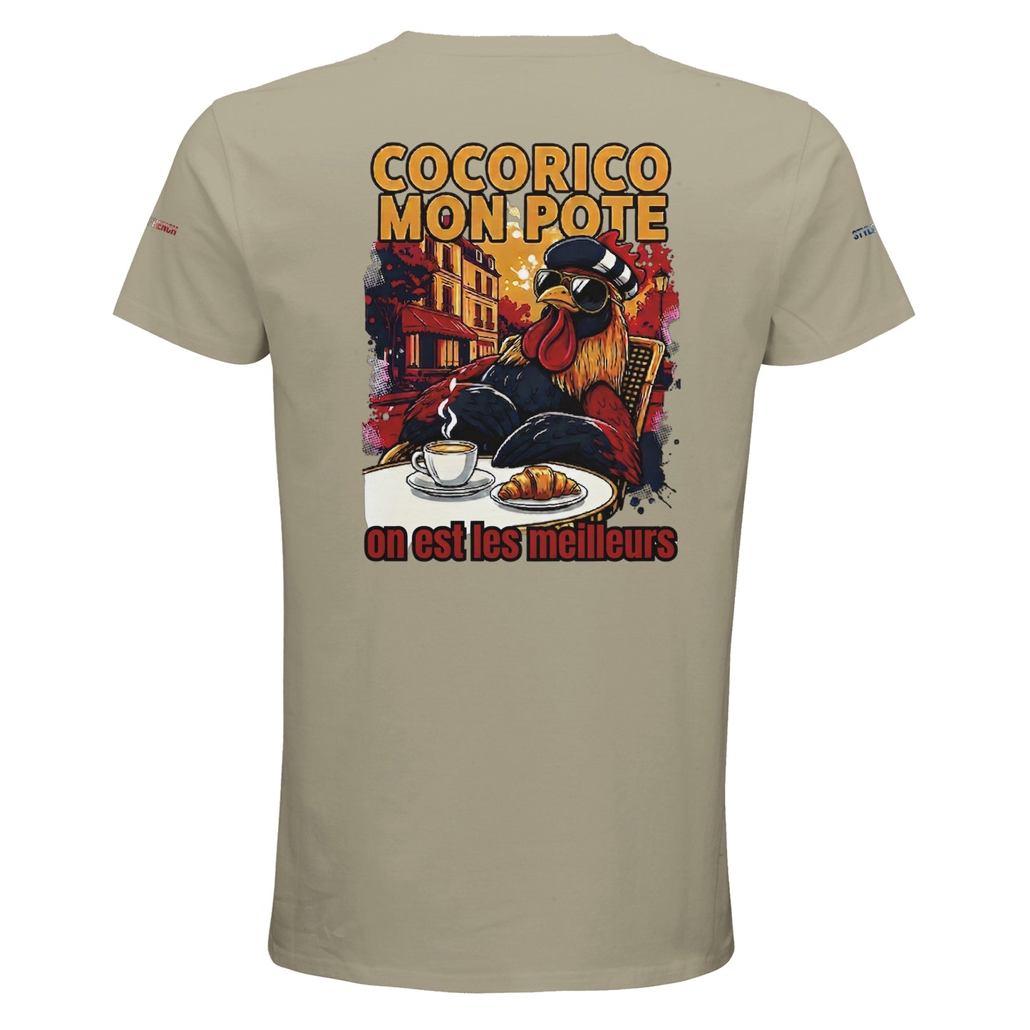 T-Shirt Cocorico Wir sind die Besten  Herren French Style  Bio Fitted | SOL'S Pioneer Men 03565