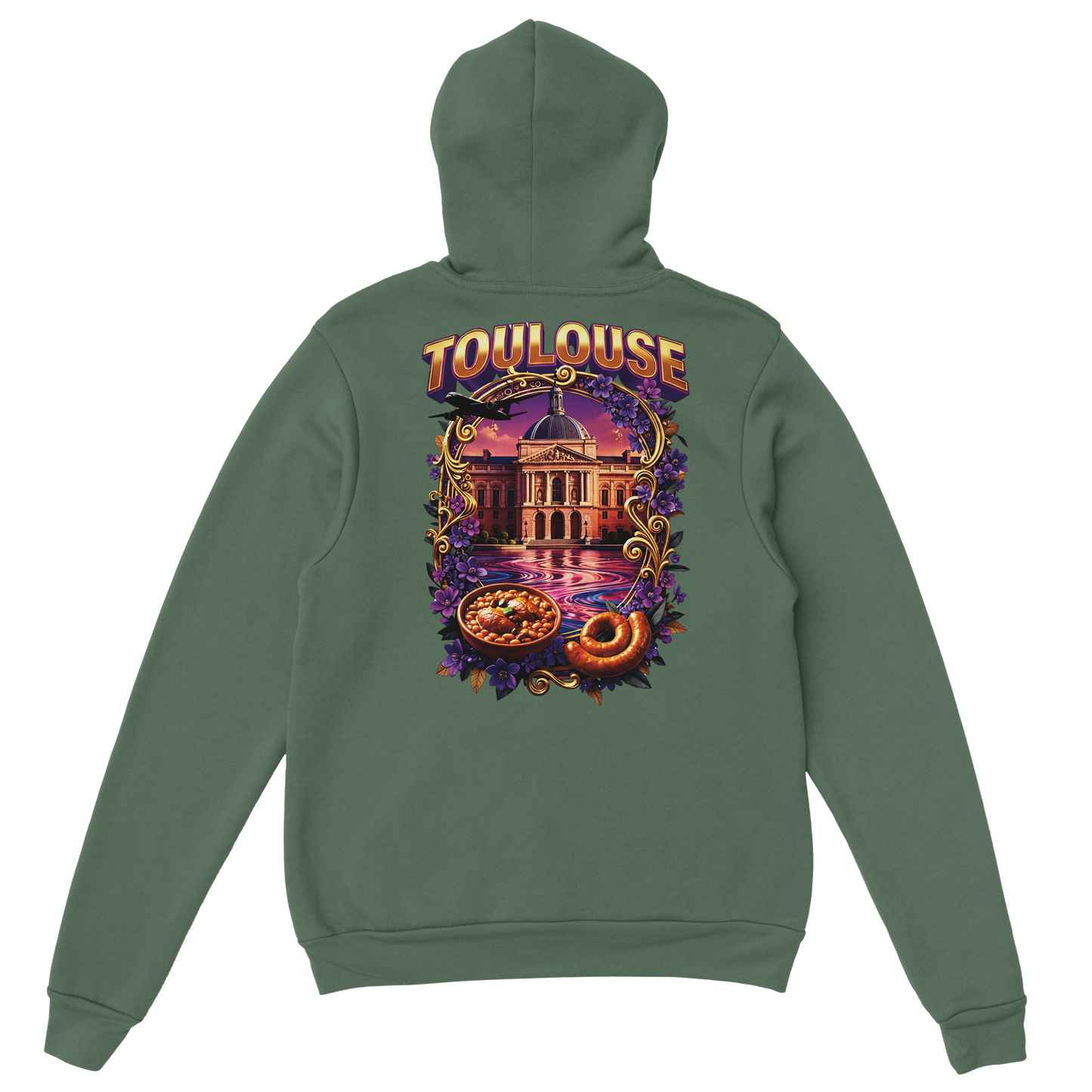 Unisex-Kapuzenpullover Toulouse Stadt Frankreich klassisch | Gildan® 18500