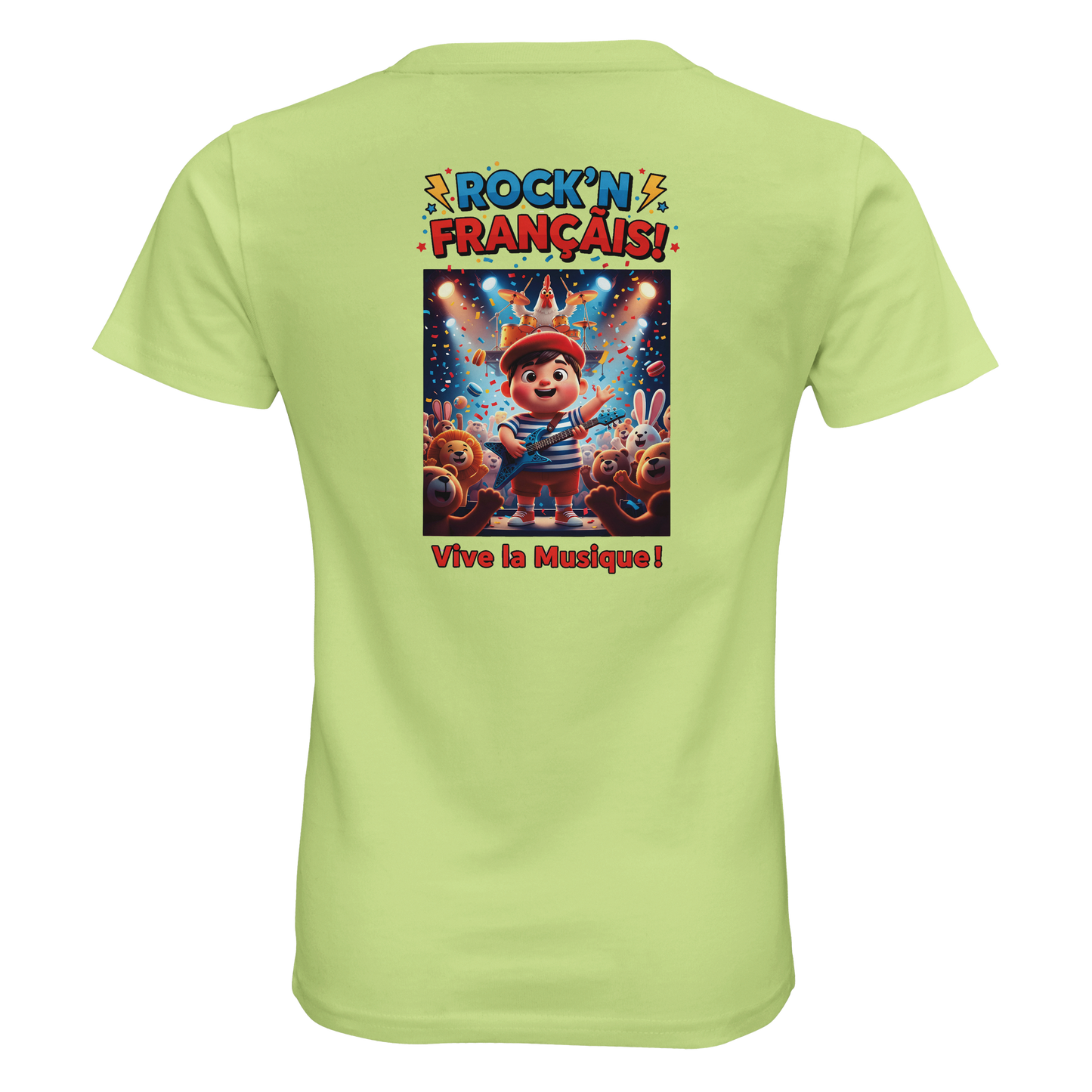 T-Shirt Junge Rock'n Français Bio tailliert | SOL'S Pioneer Kids 03578