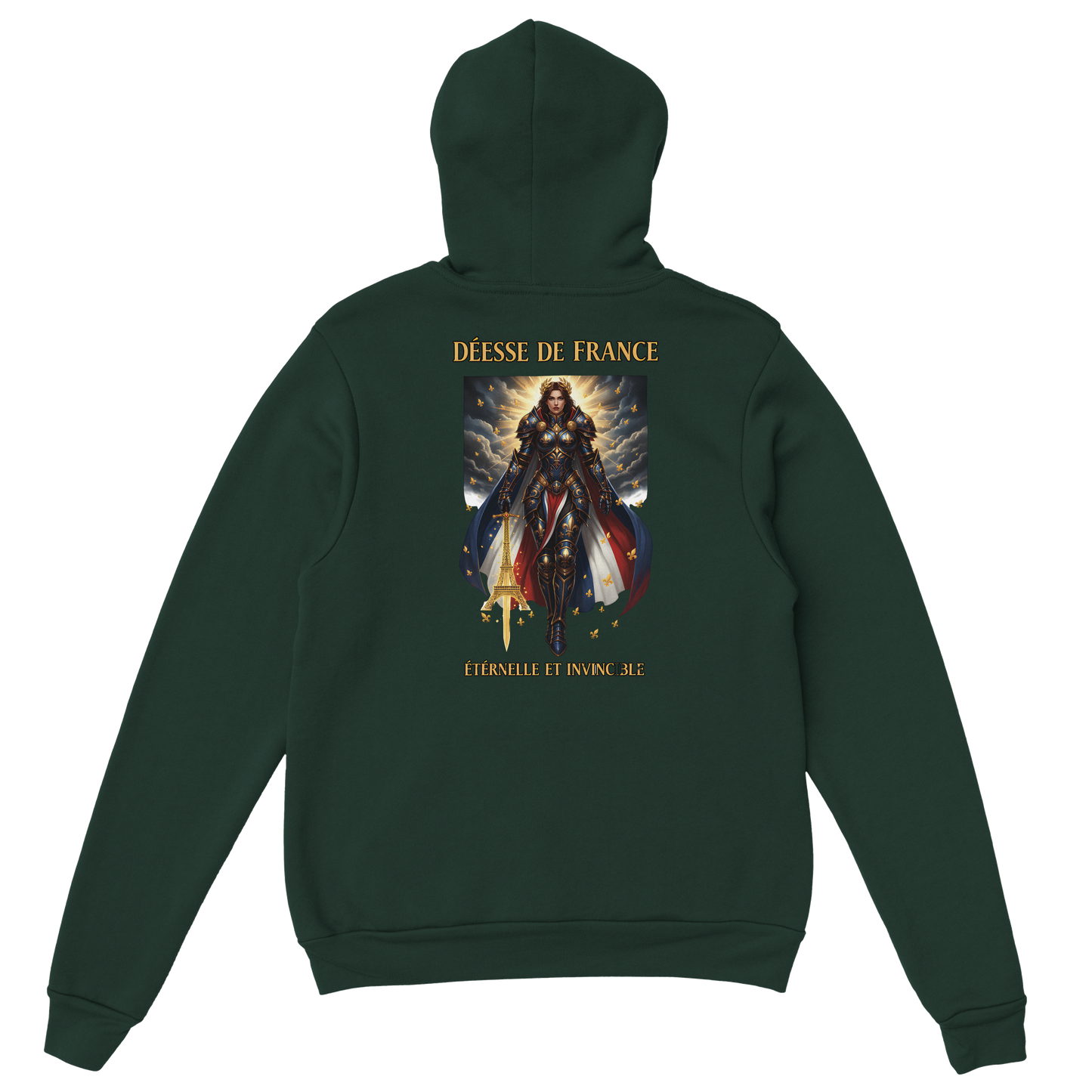 Damen-Kapuzenpullover „French Goddess“ im klassischen French-Stil | Gildan® 18500