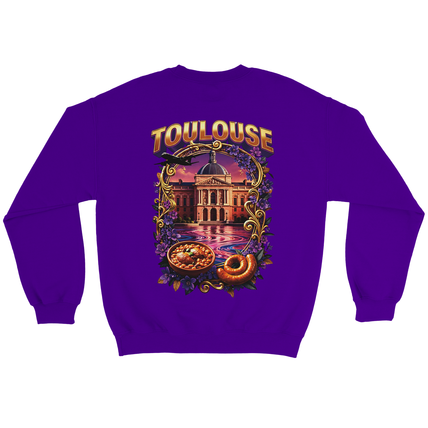 Unisex Sweatshirt Toulouse Classic French City Crewneck | Gildan® 18000