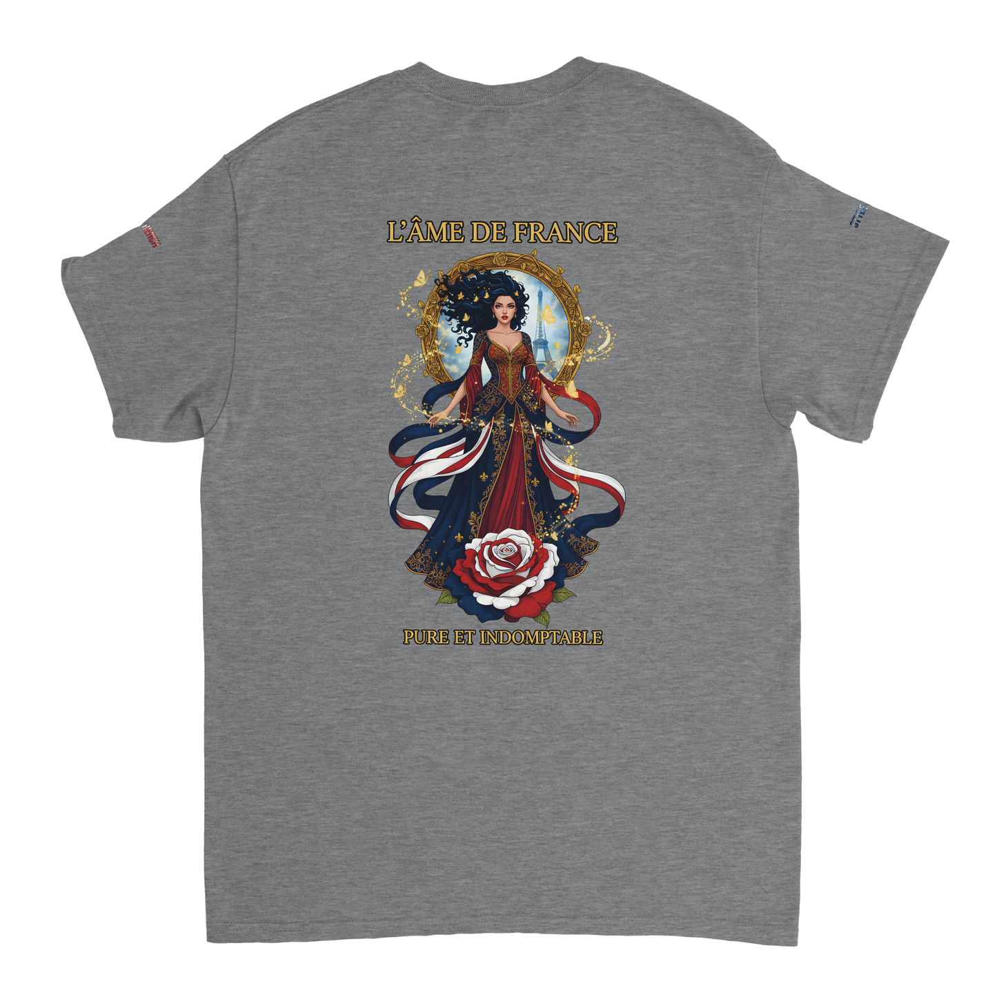 Women's T-shirt The Soul of France French Style Heavyweight Crewneck | Gildan® 5000