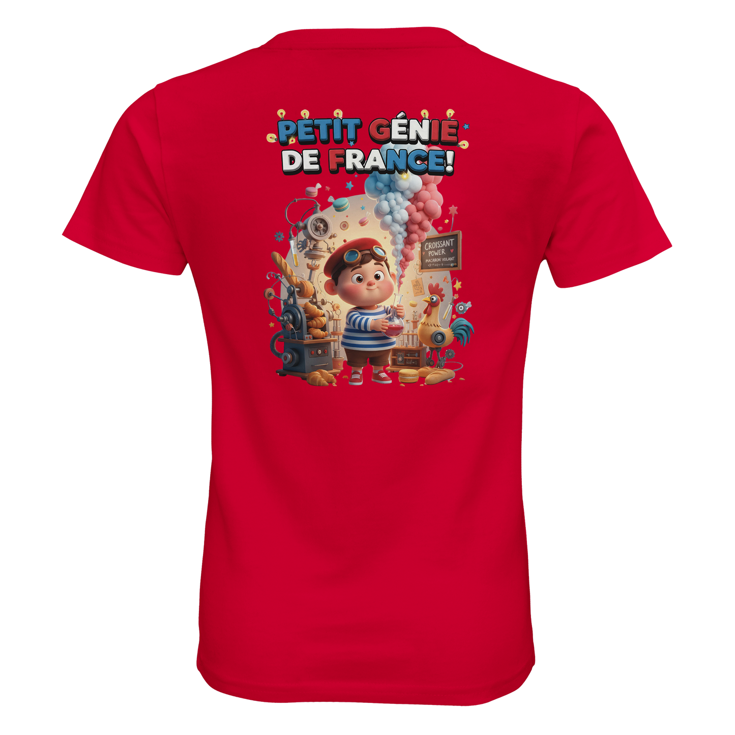 Bio-T-Shirt für Jungen, eng anliegend, mit Aufschrift „Kleines Genie“ | SOL'S Pioneer Kids 03578